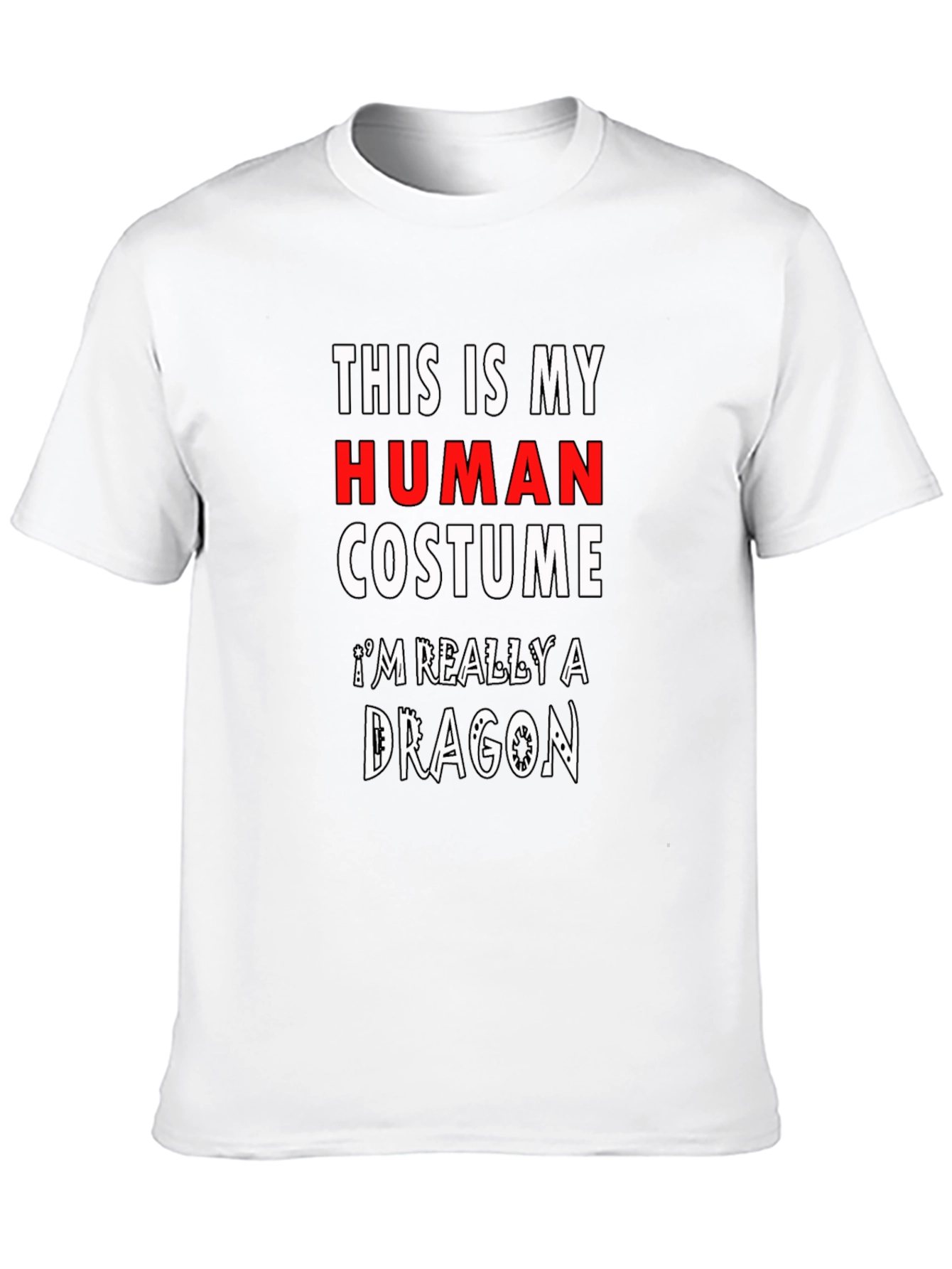 Funny Dragon Human Costume T-Shirt