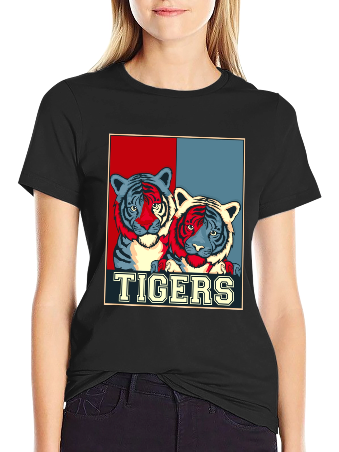 Tigers Graphic Print T-Shirt