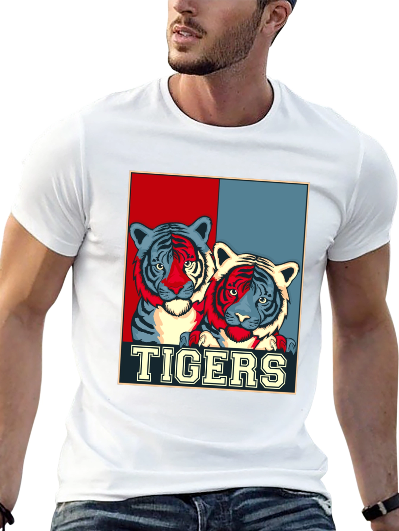 Tigers Graphic Print T-Shirt