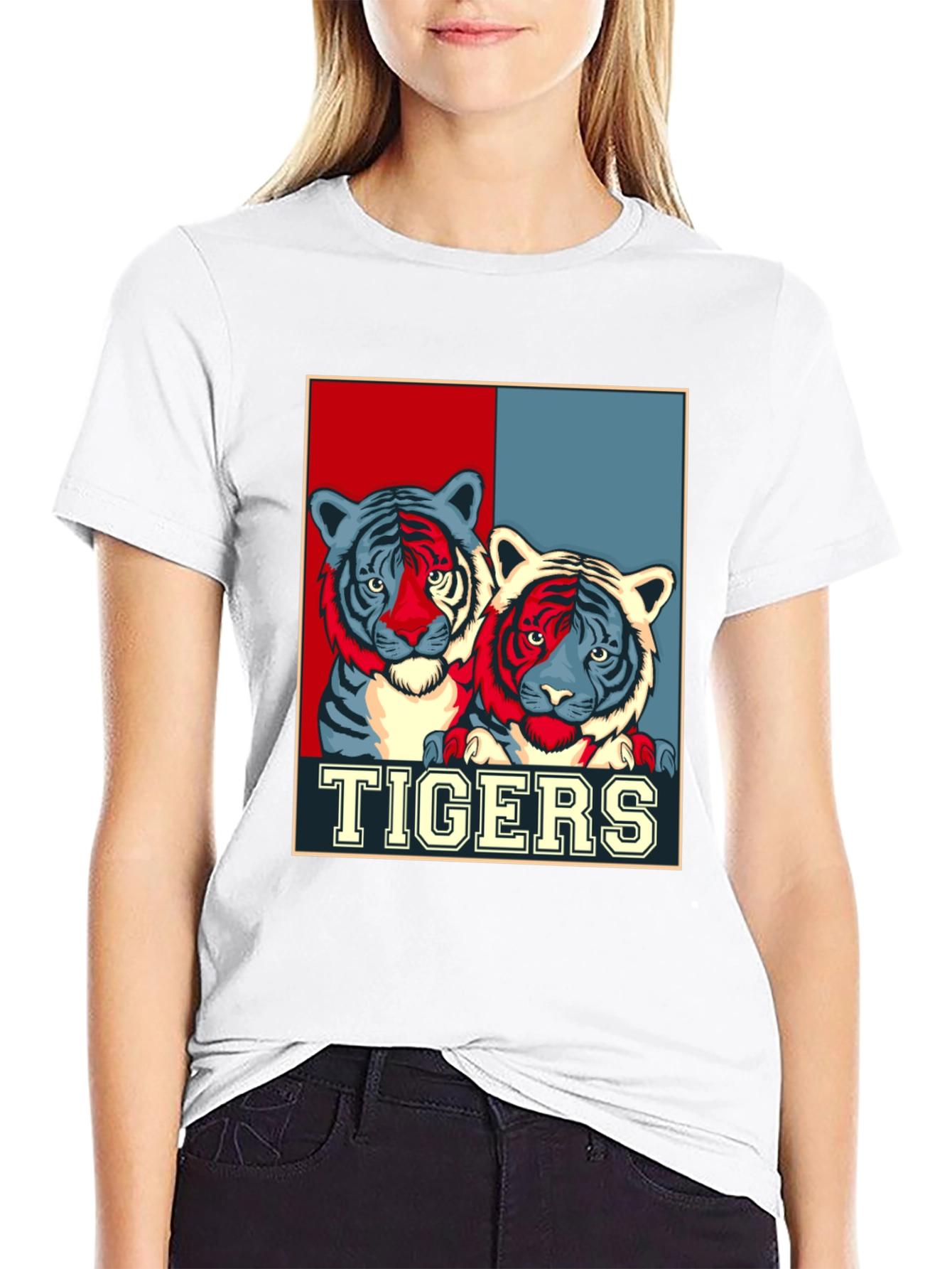 Tigers Graphic Print T-Shirt