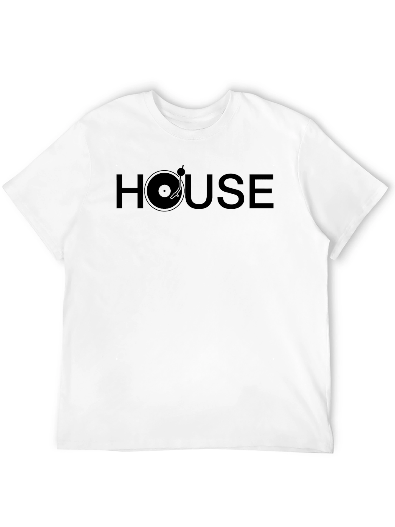 House Music DJ Turntable Graphic Tee