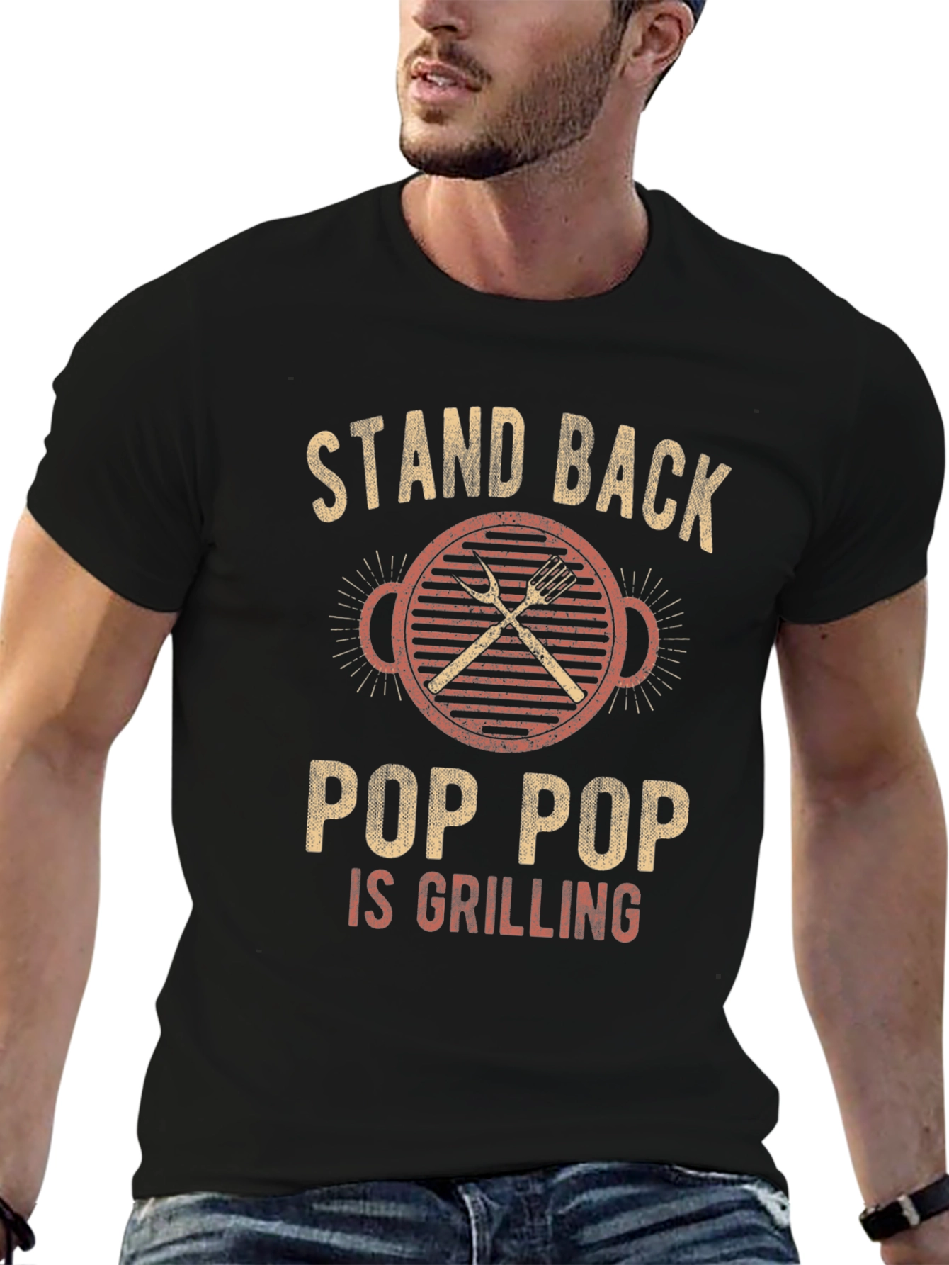 Pop Pop Is Grilling T-Shirt