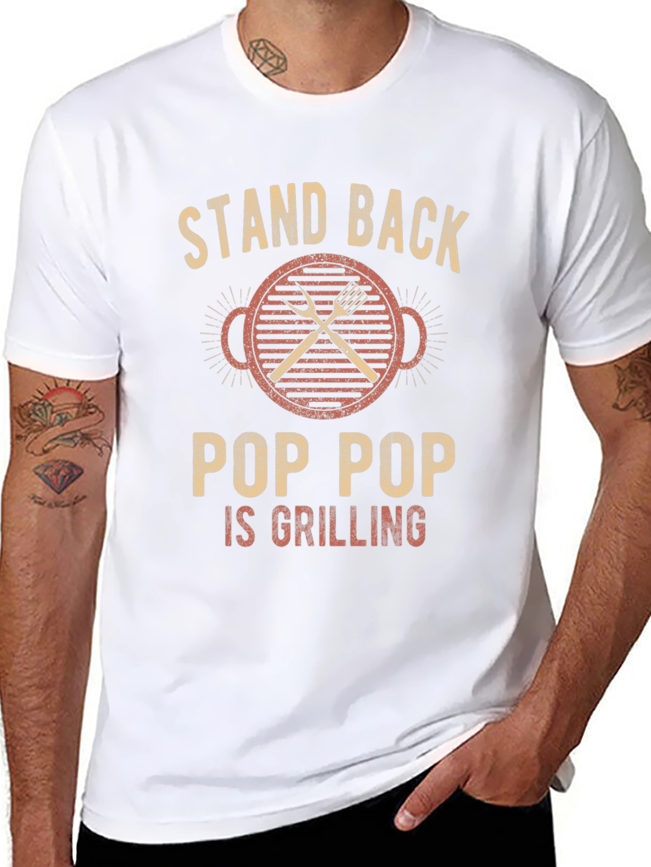 Pop Pop Is Grilling T-Shirt