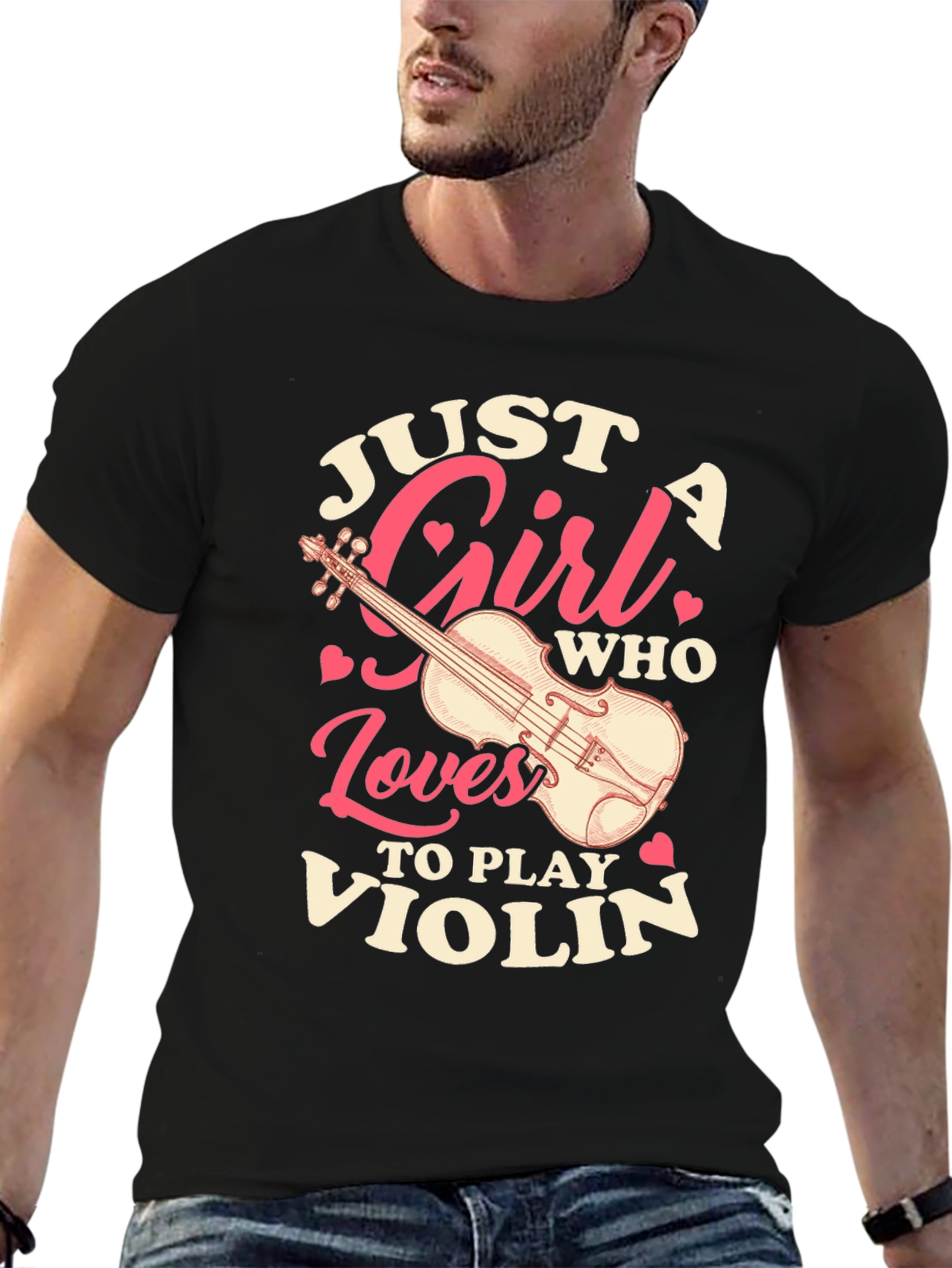 Just A Girl Who Loves To Play Violin T-Shirt