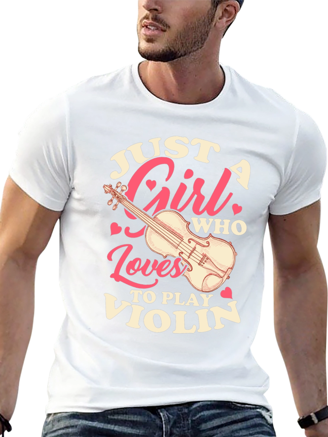 Just A Girl Who Loves To Play Violin T-Shirt