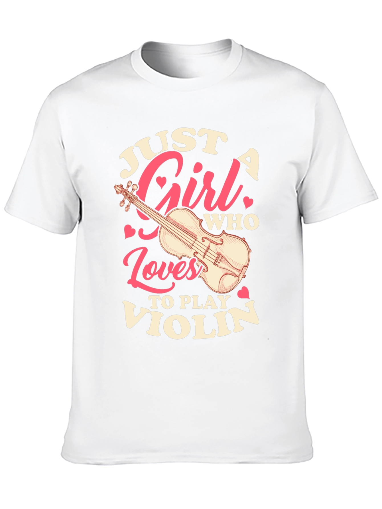 Just A Girl Who Loves To Play Violin T-Shirt