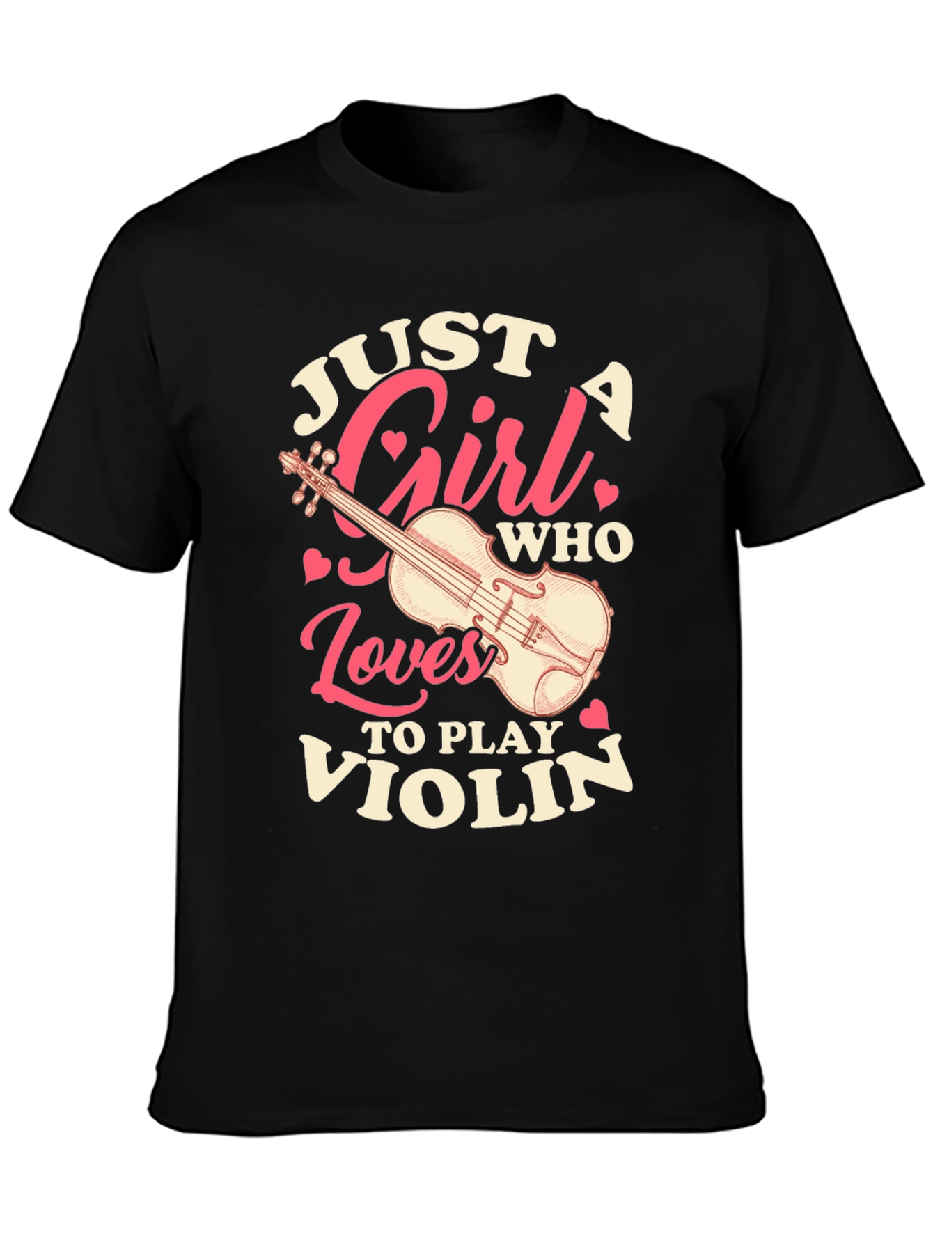 Just A Girl Who Loves To Play Violin T-Shirt