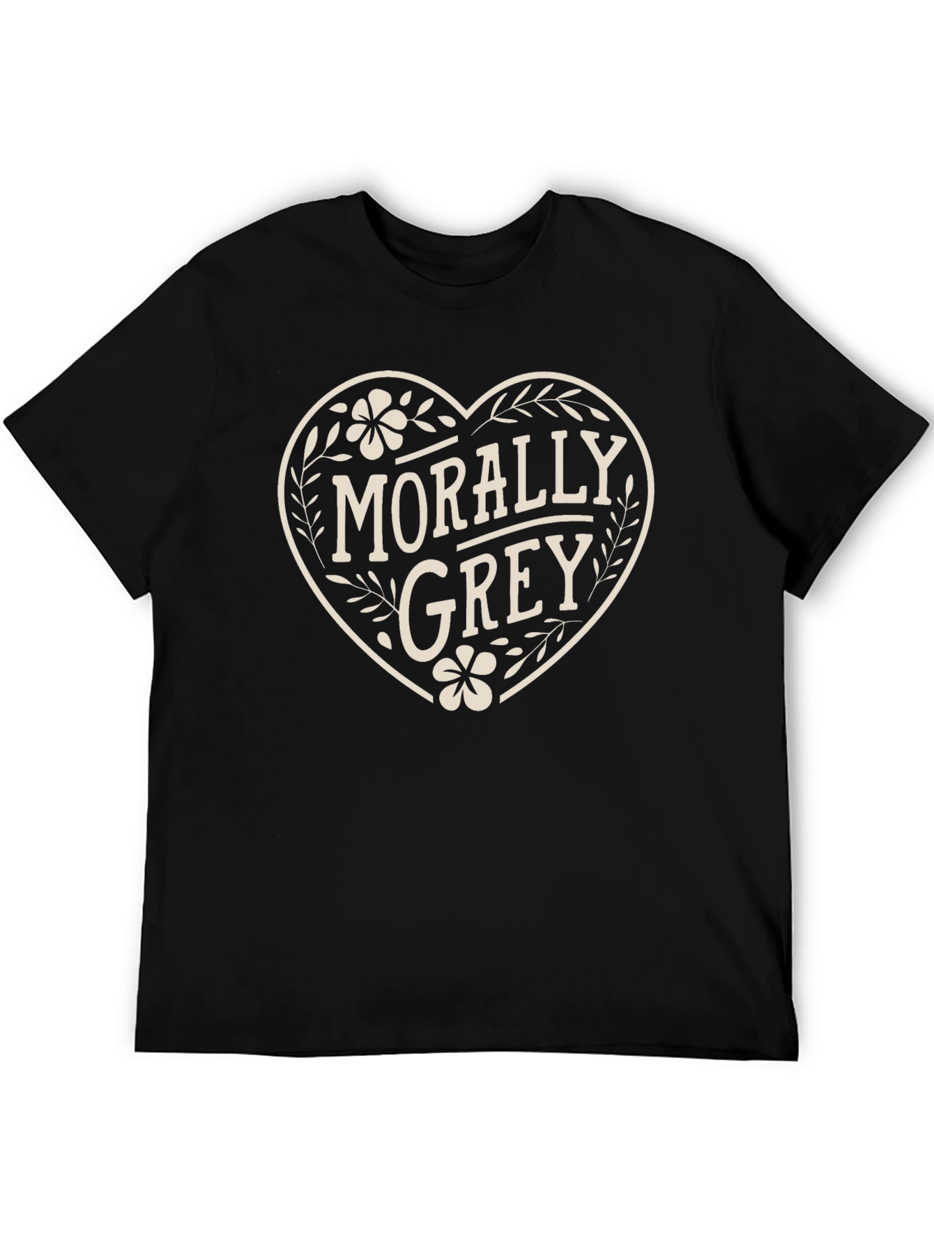 Morally Grey Graphic Tee - Stylish Unisex T-Shirt