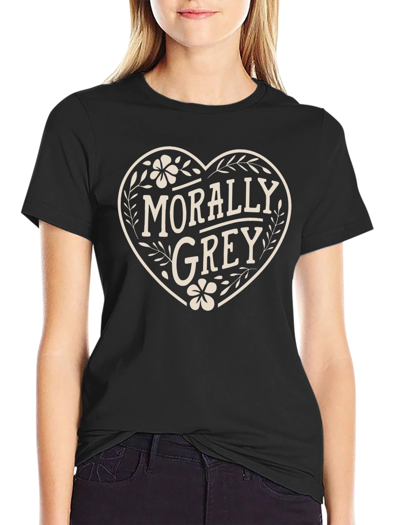 Morally Grey Graphic Tee - Stylish Unisex T-Shirt