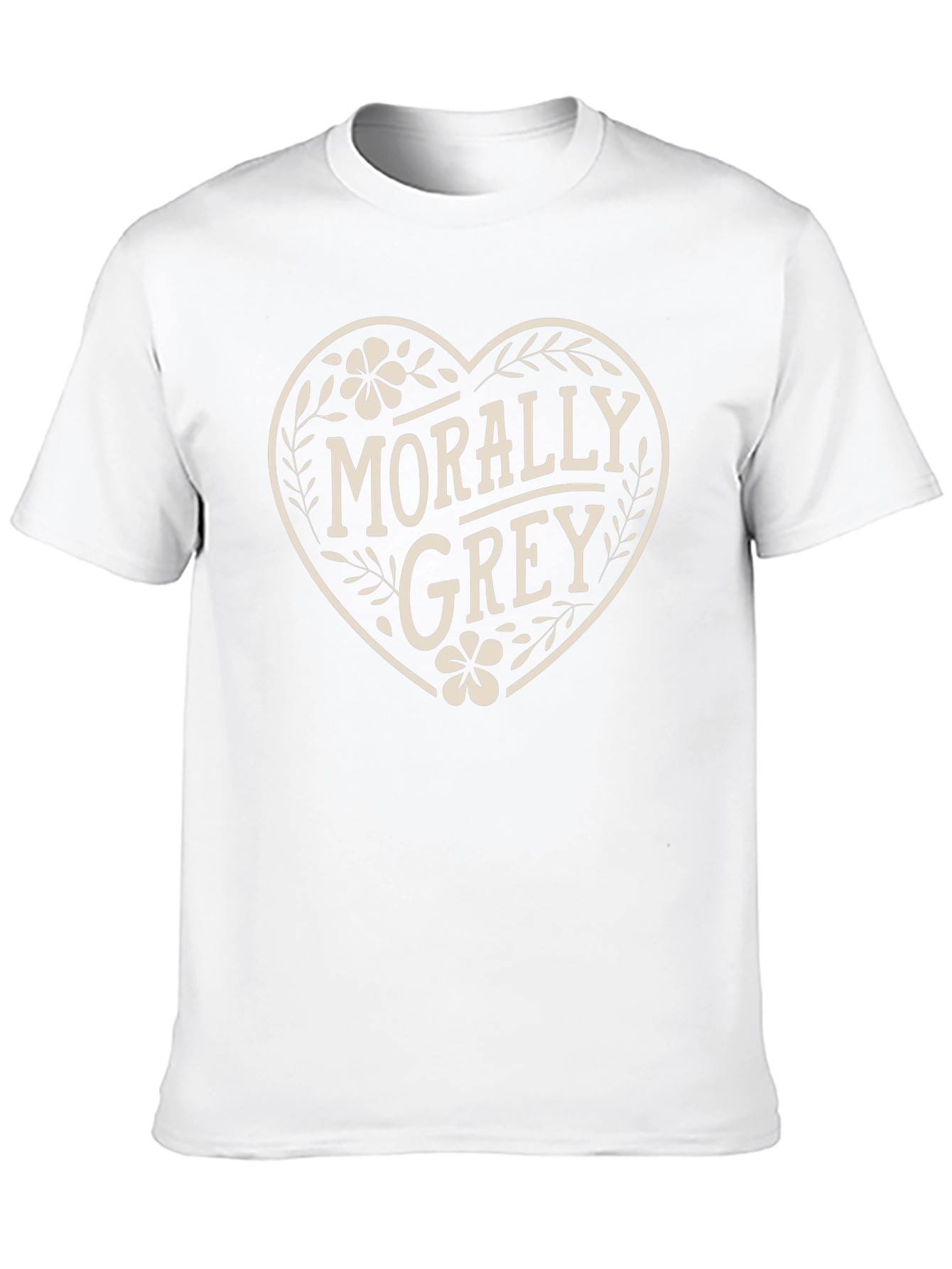 Morally Grey Graphic Tee - Stylish Unisex T-Shirt