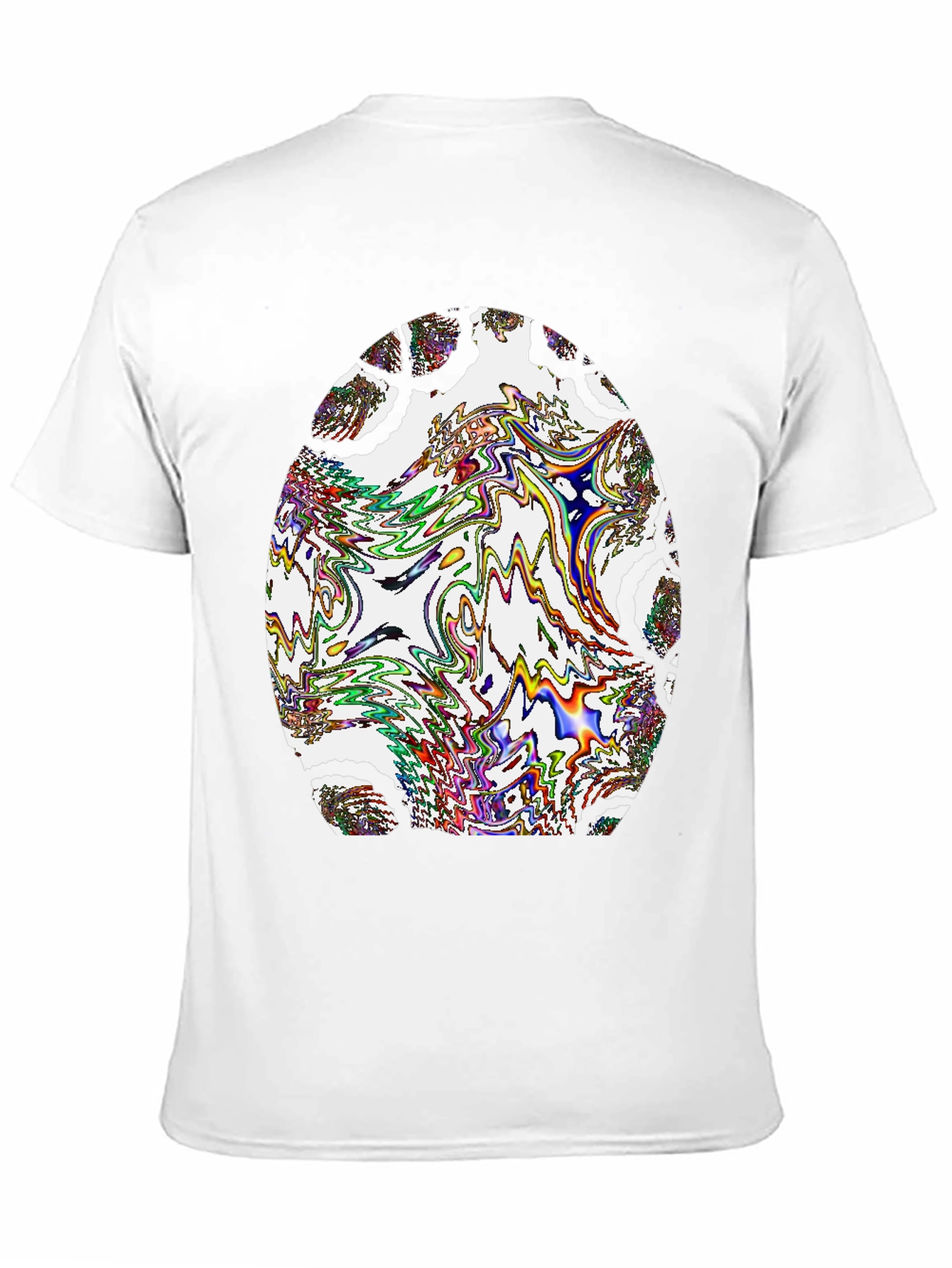 Abstract Art Mens Black T-Shirt