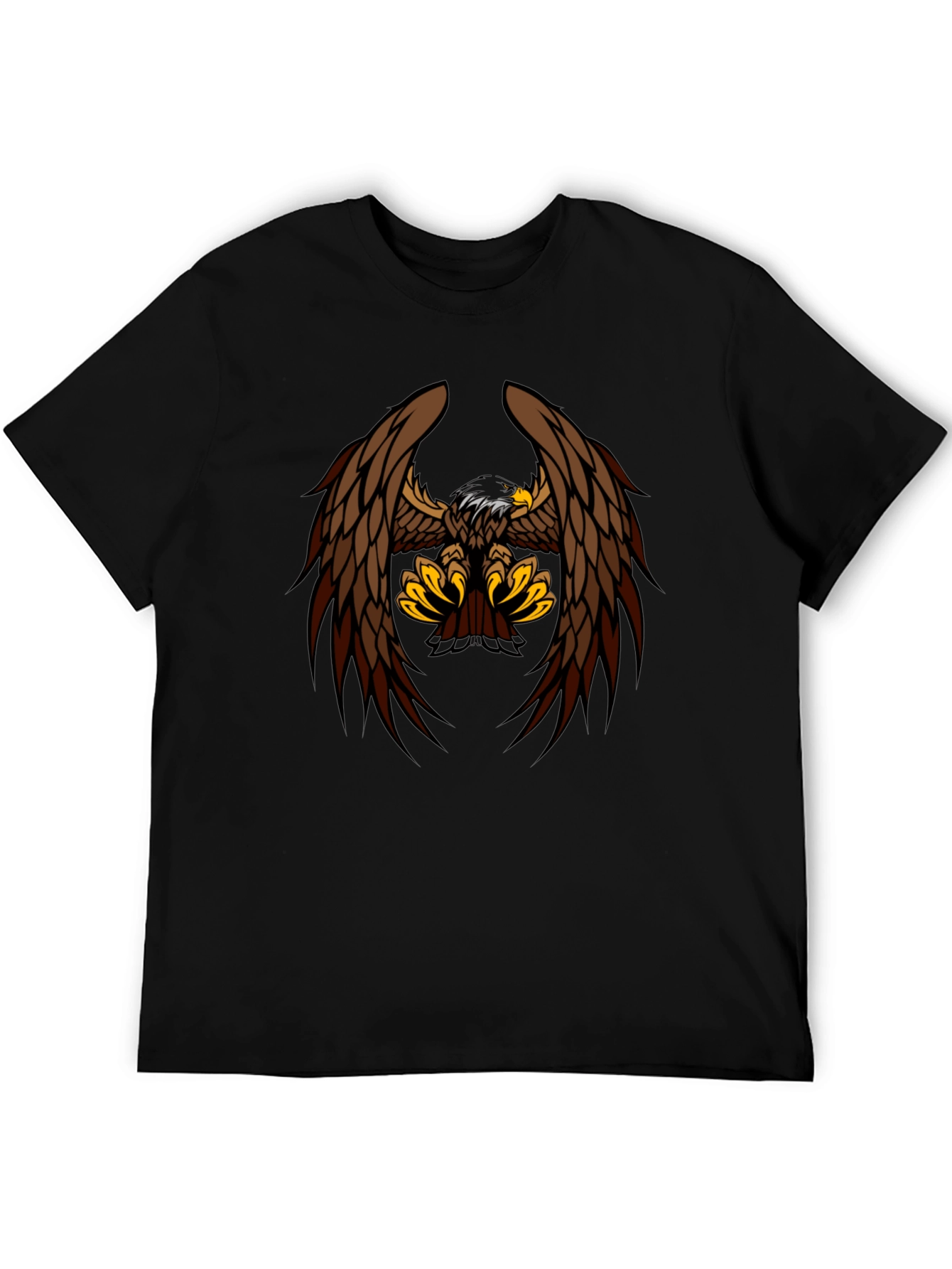 Eagle Claw Graphic Tee - Black Cotton