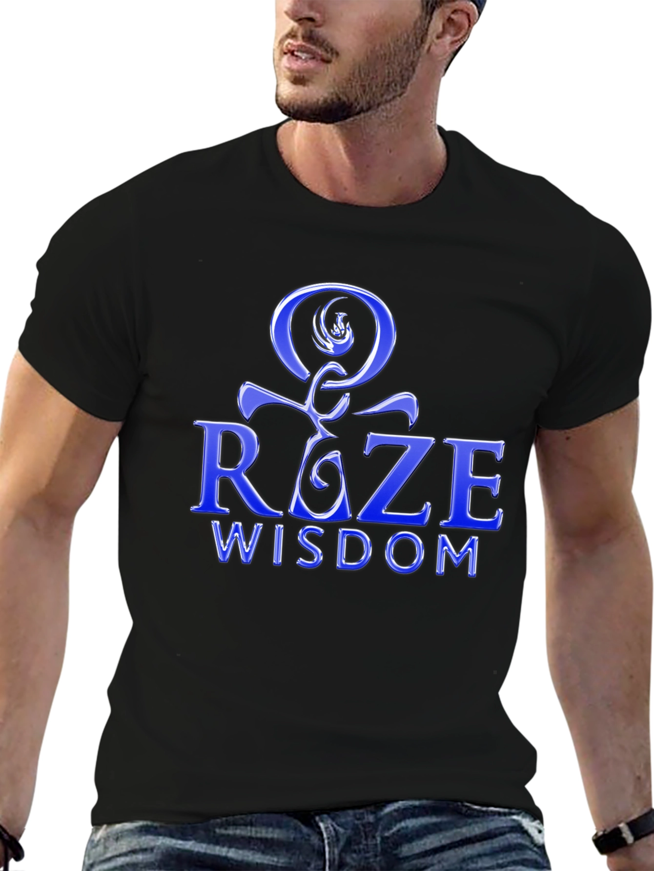 RaZe Wisdom Black Graphic Tee