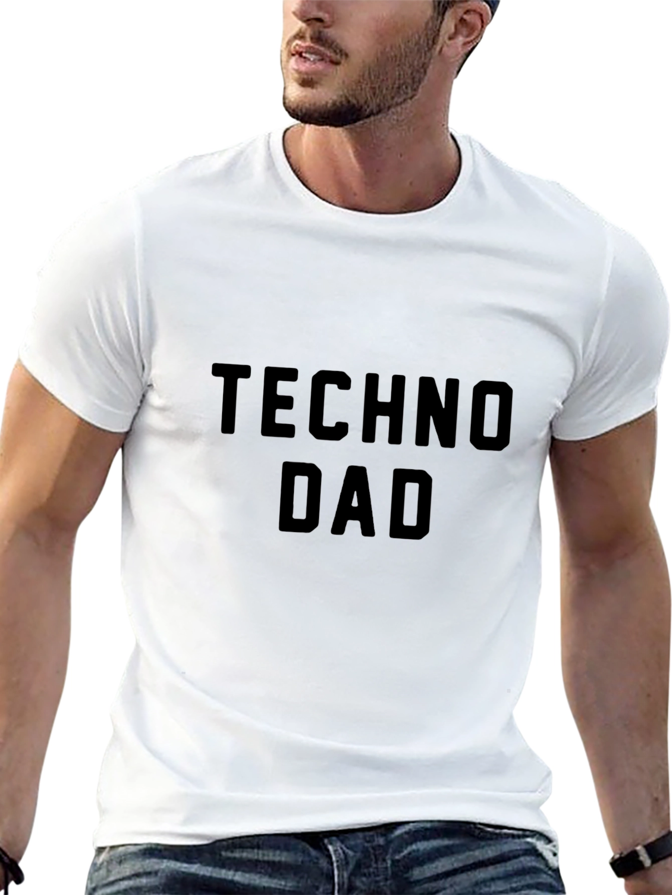 Techno Dad T-Shirt - Cool Fathers Day Gift