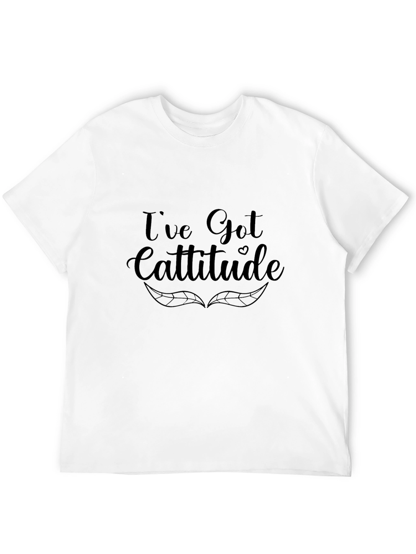 Ive Got Cattitude Black T-Shirt