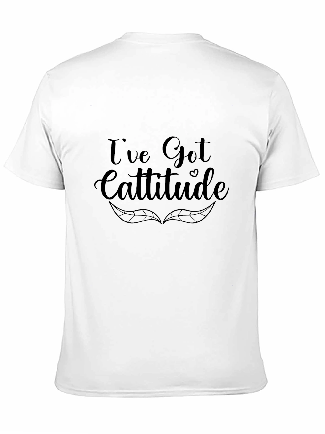 Ive Got Cattitude Black T-Shirt