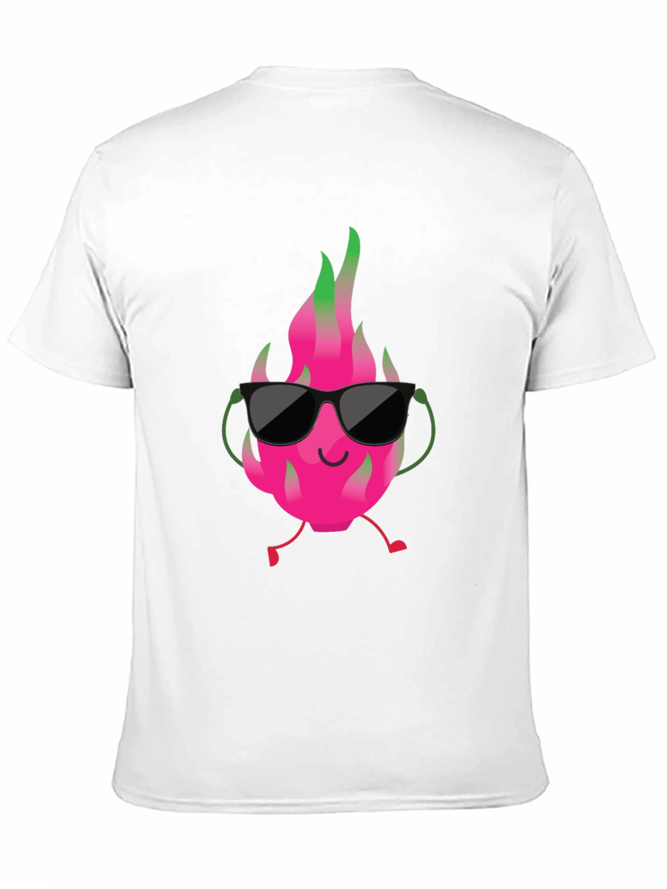 Cool Dragon Fruit Graphic Tee - Black T-Shirt