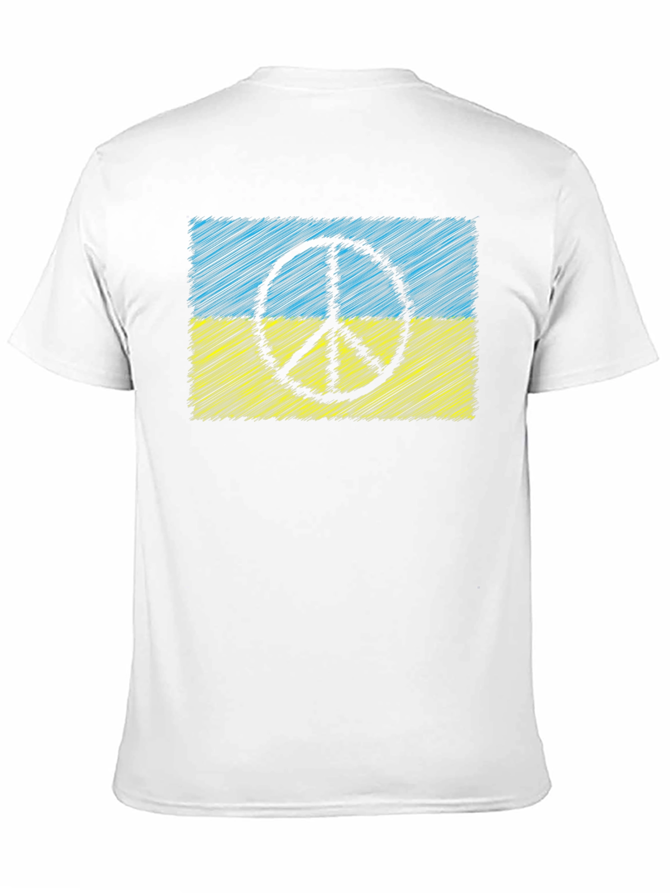 Ukraine Peace Sign Flag T-Shirt