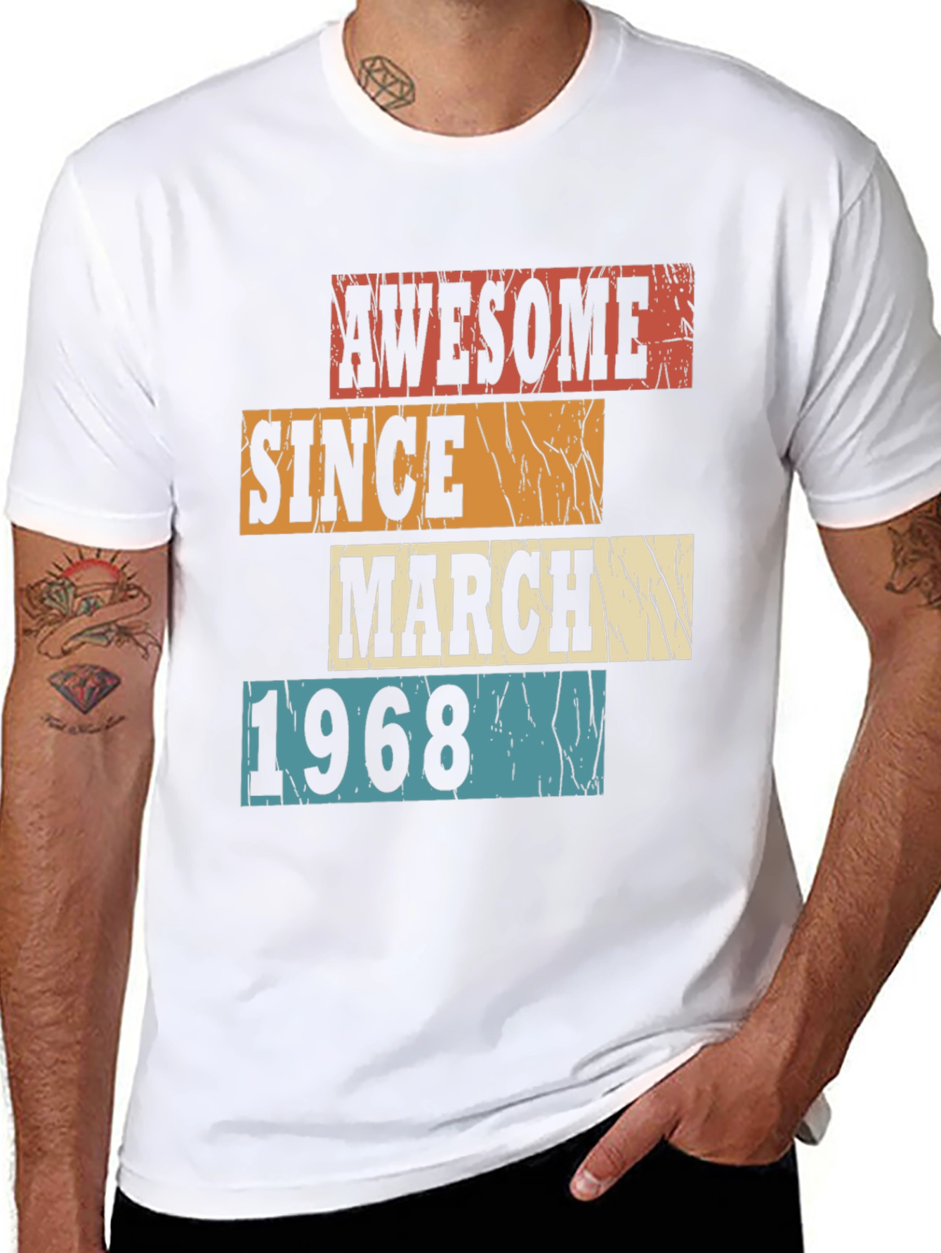 Awesome Since March 1968 Graphic Tee