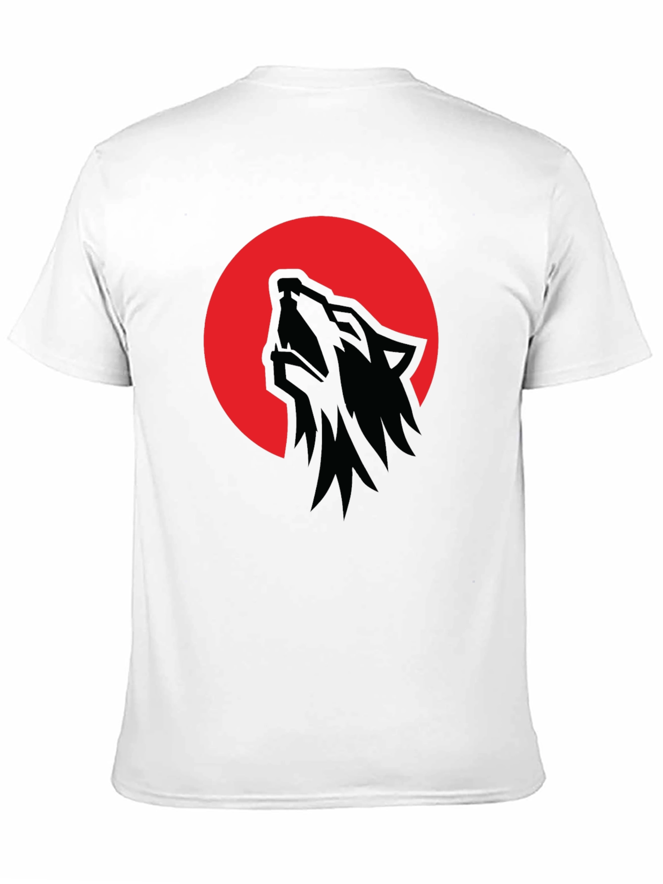 Wolf Moon T-Shirt - Mens Black Graphic Tee