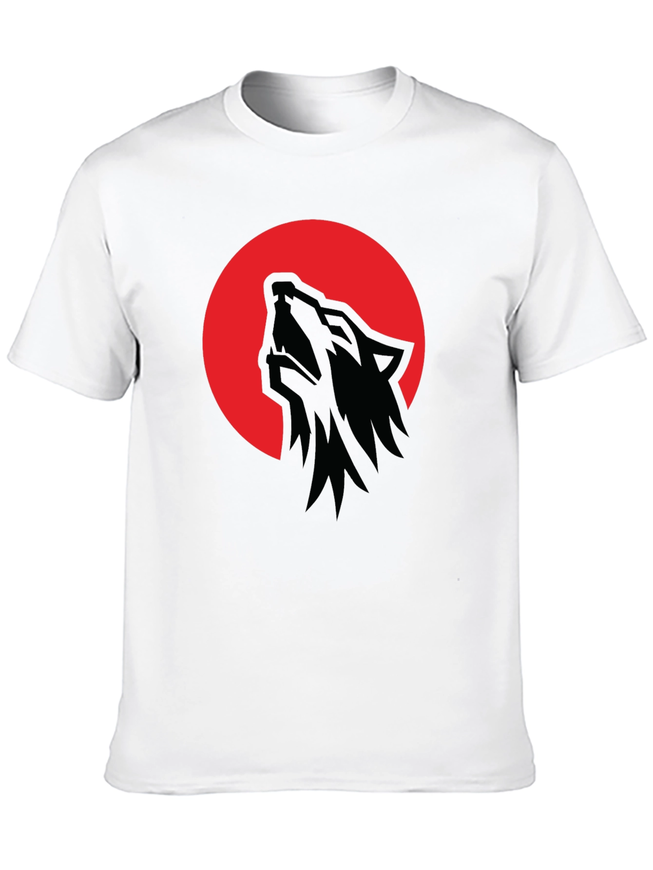 Wolf Moon T-Shirt - Mens Black Graphic Tee
