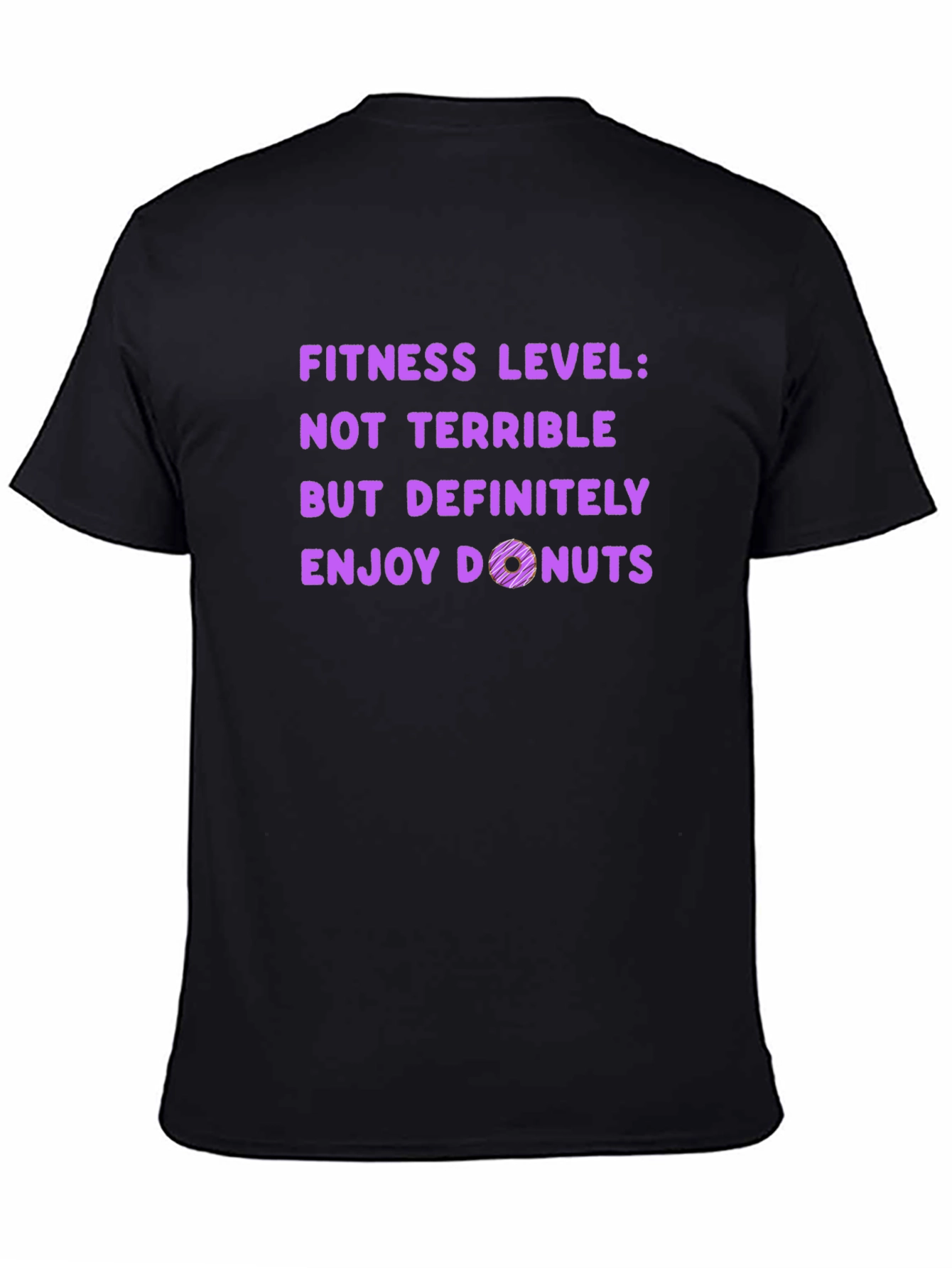 Fitness Level Donut Graphic T-Shirt
