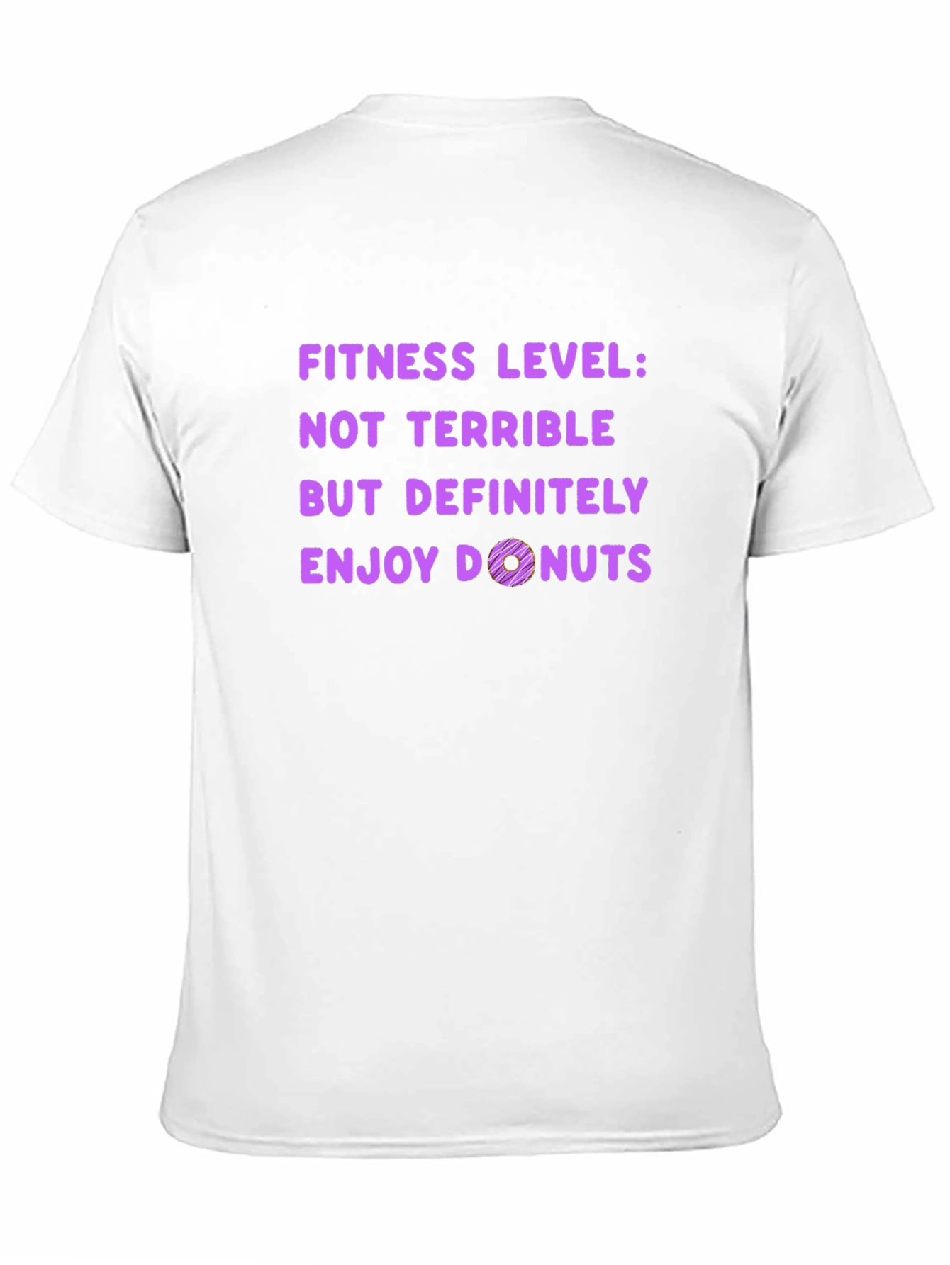 Fitness Level Donut Graphic T-Shirt