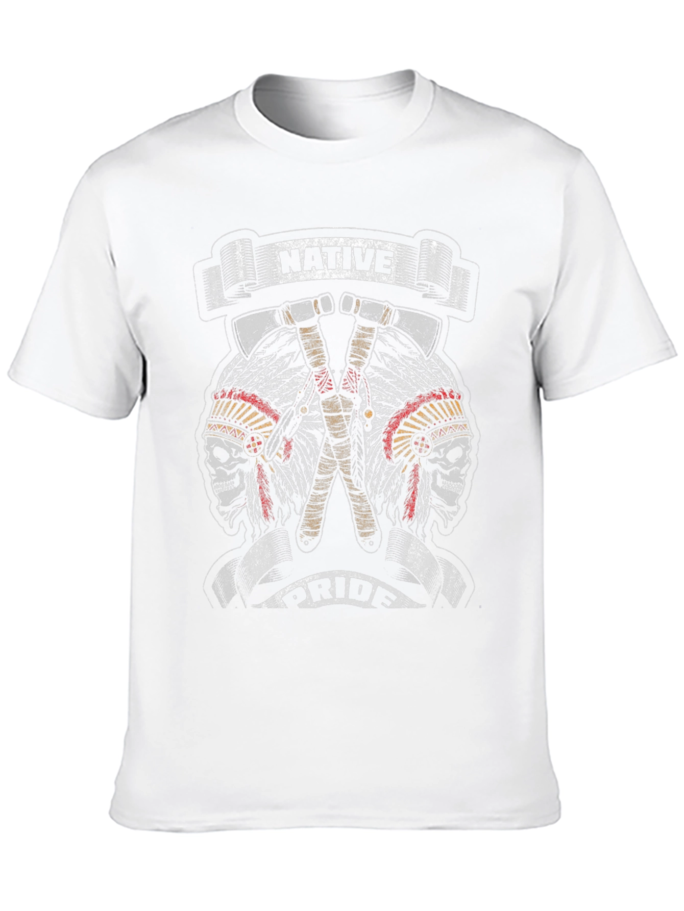 Native Pride Skull Graphic Tee