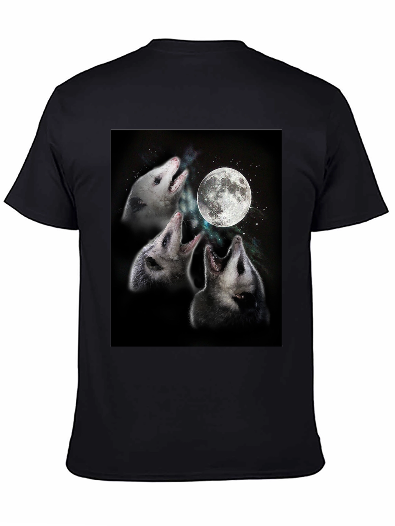 Opossums Howling at Moon Graphic Tee