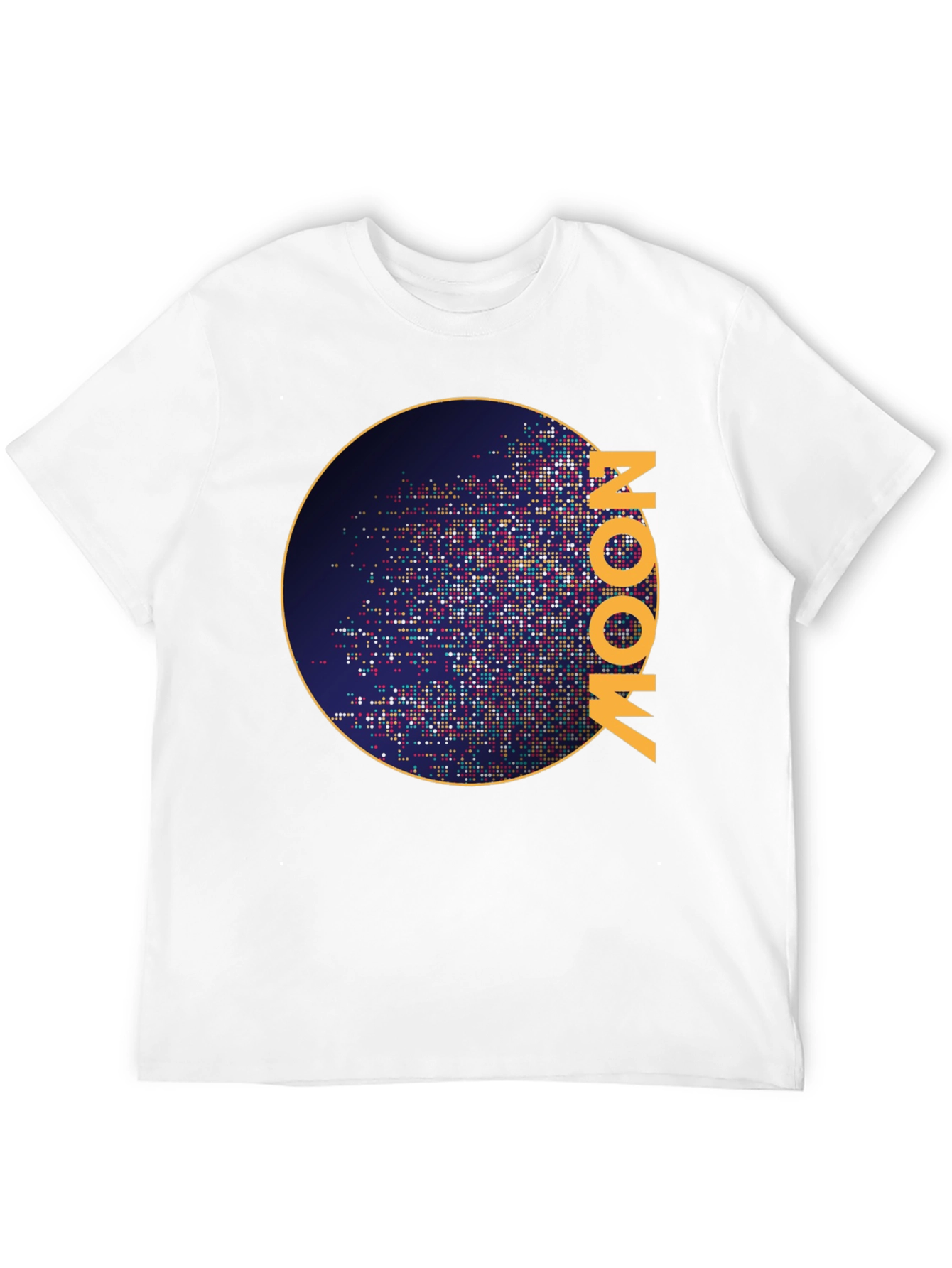 Moon Graphic Black T-Shirt