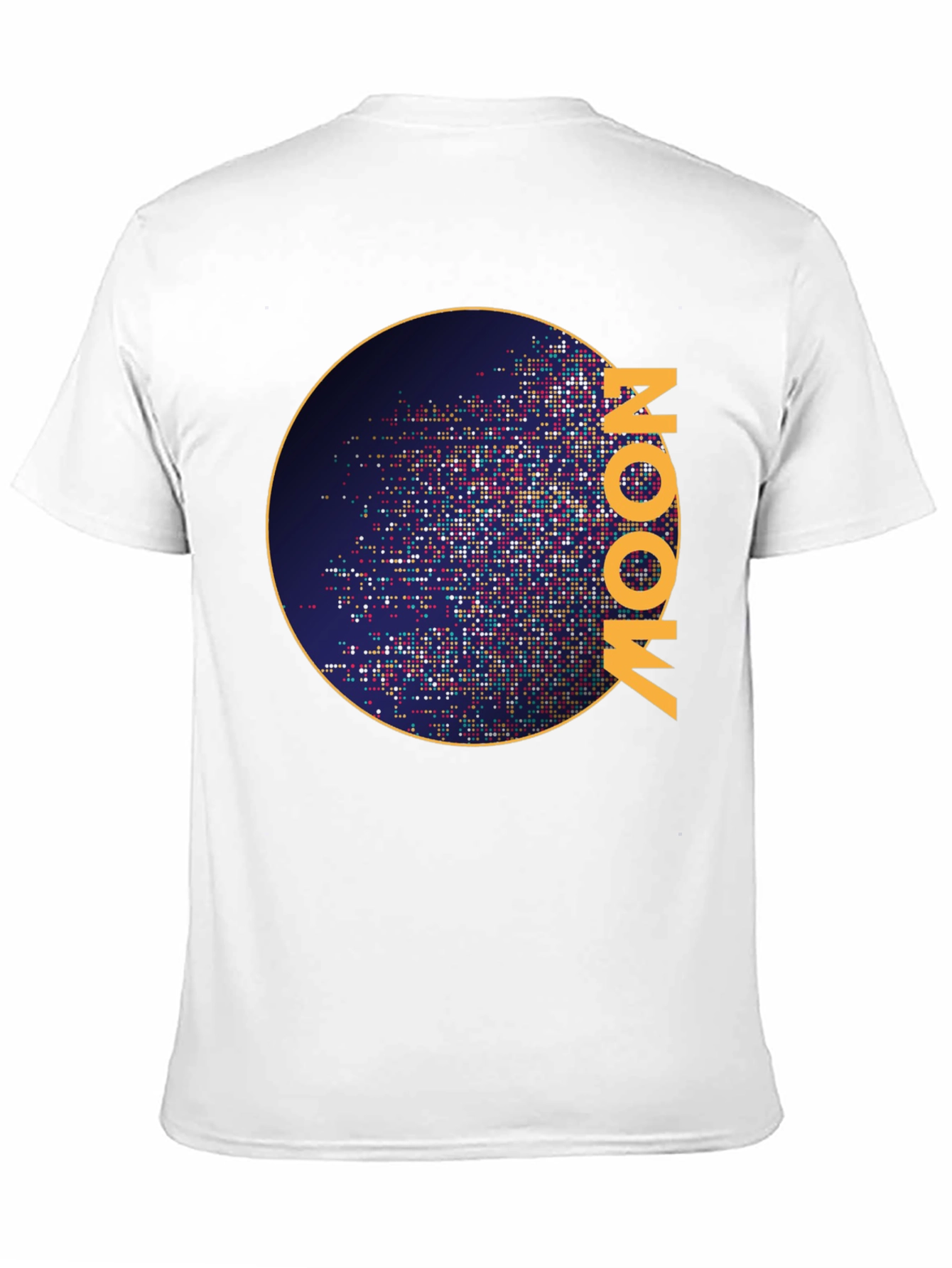 Moon Graphic Black T-Shirt