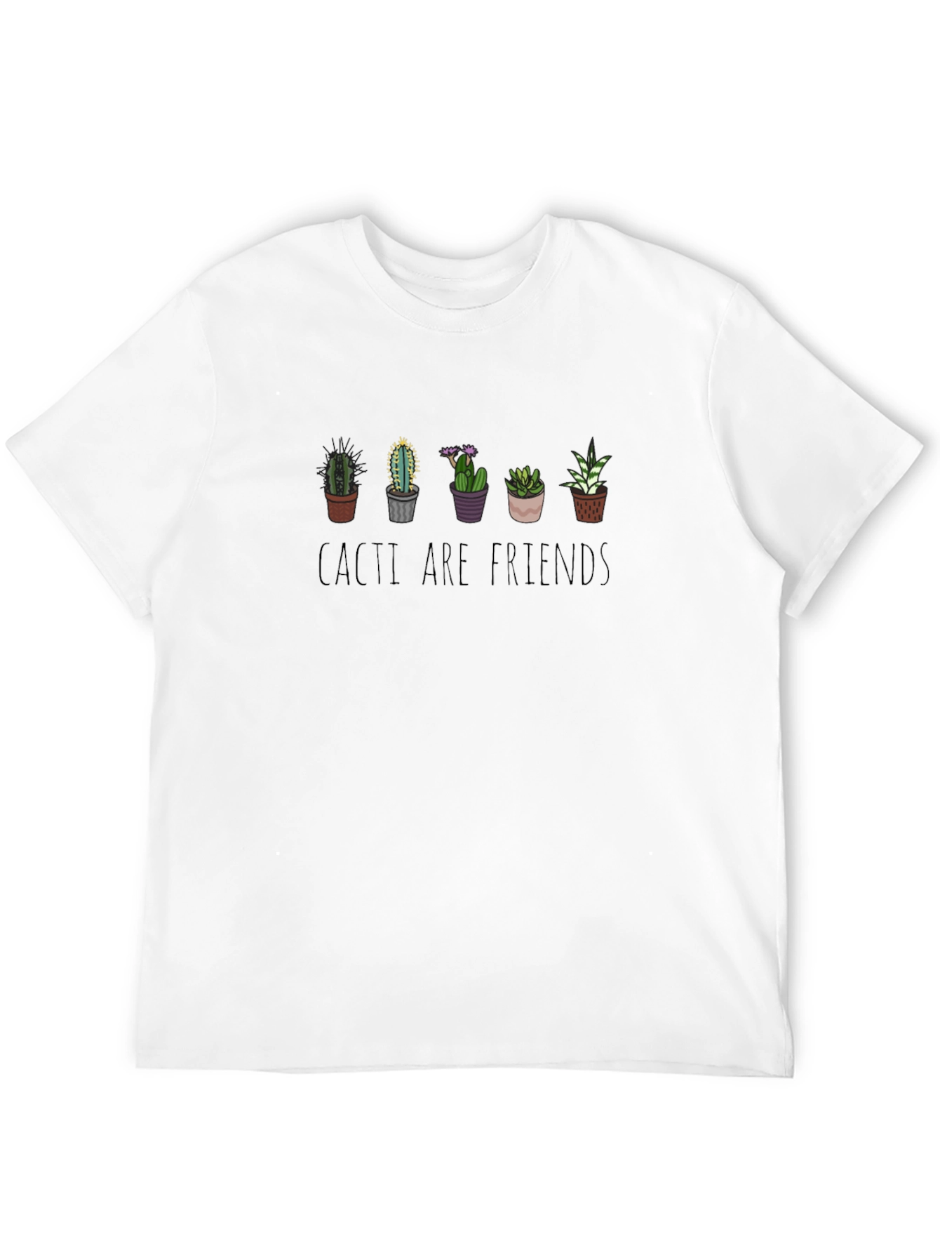 Cacti Are Friends Graphic T-Shirt