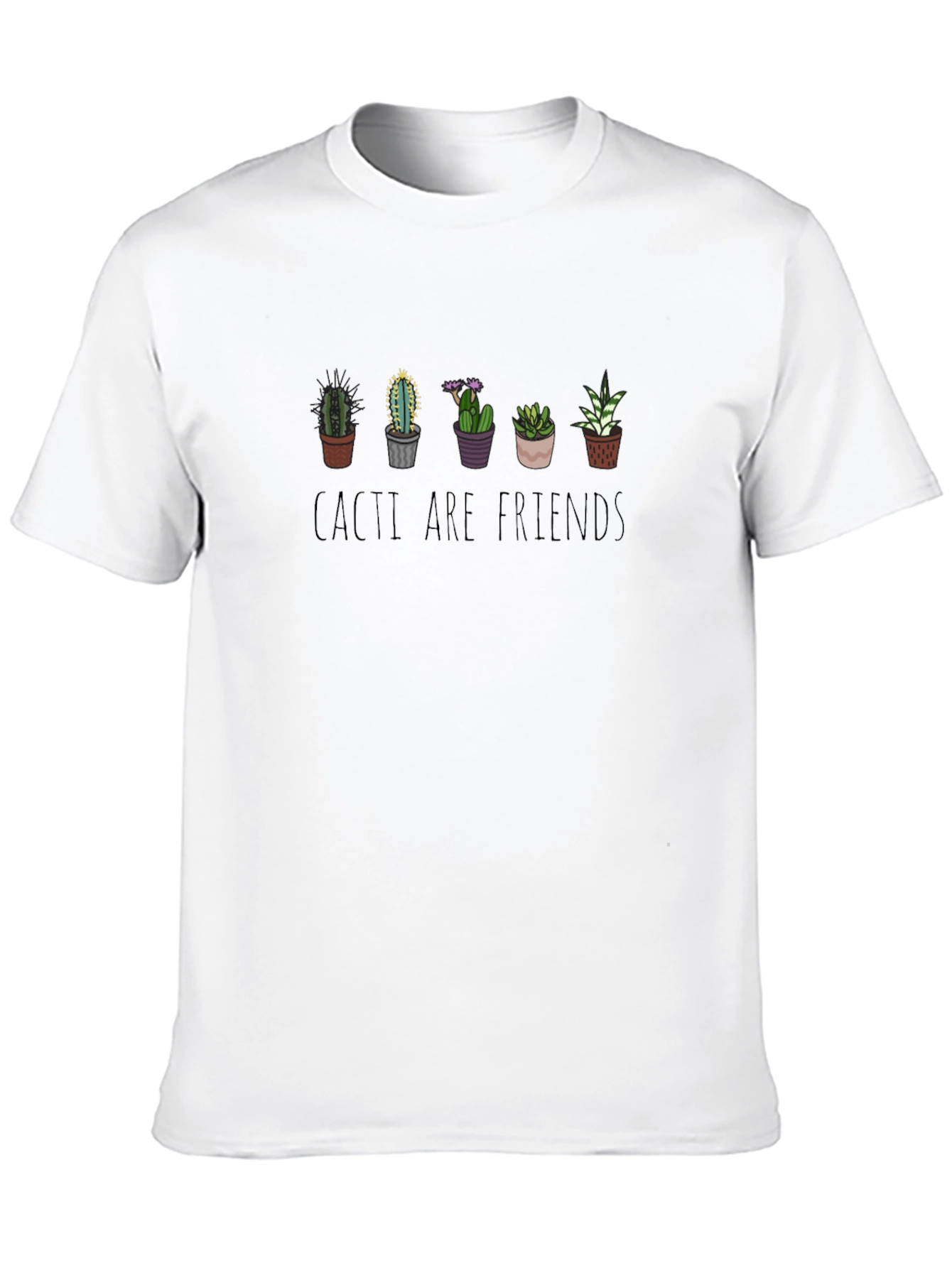 Cacti Are Friends Graphic T-Shirt