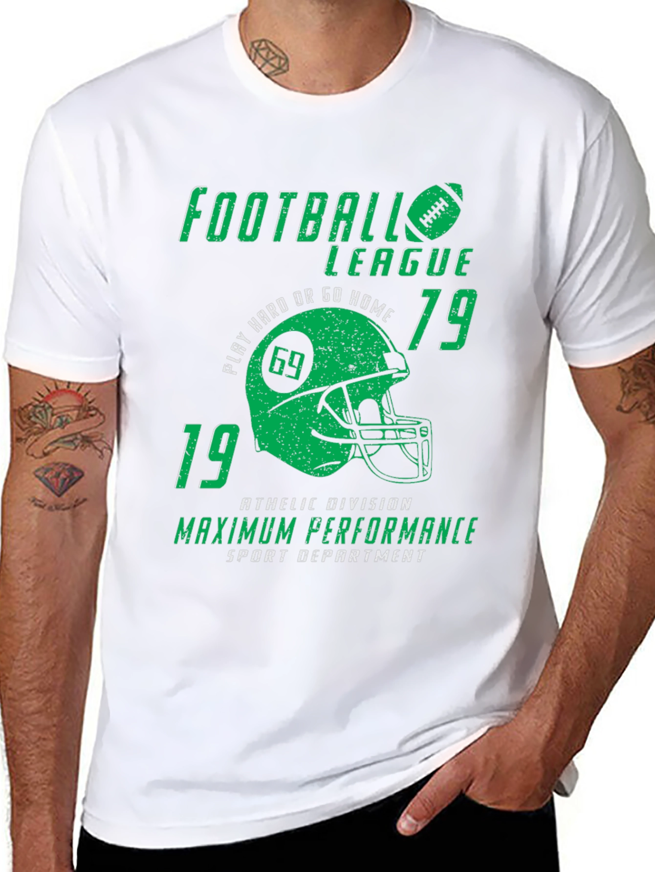 Football League T-Shirt Athletic Division Tee