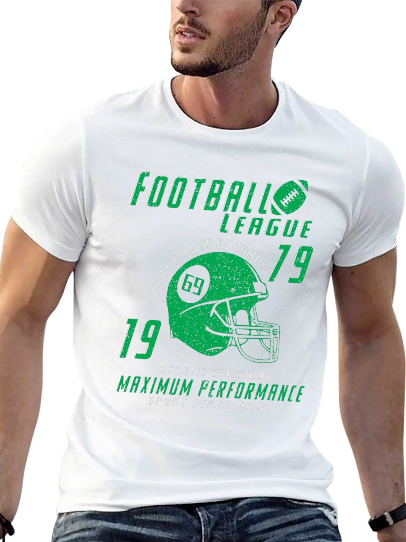 Football League T-Shirt Athletic Division Tee