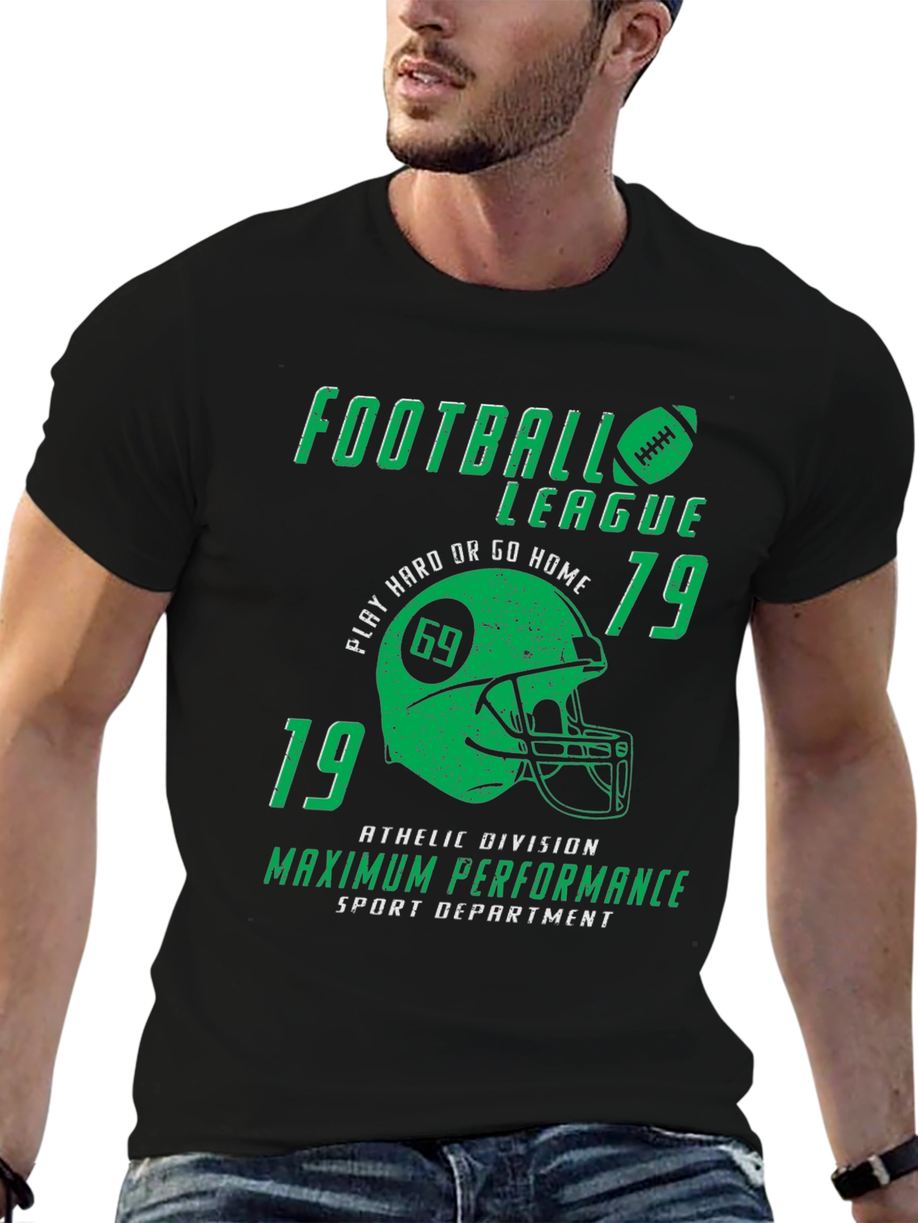 Football League T-Shirt Athletic Division Tee