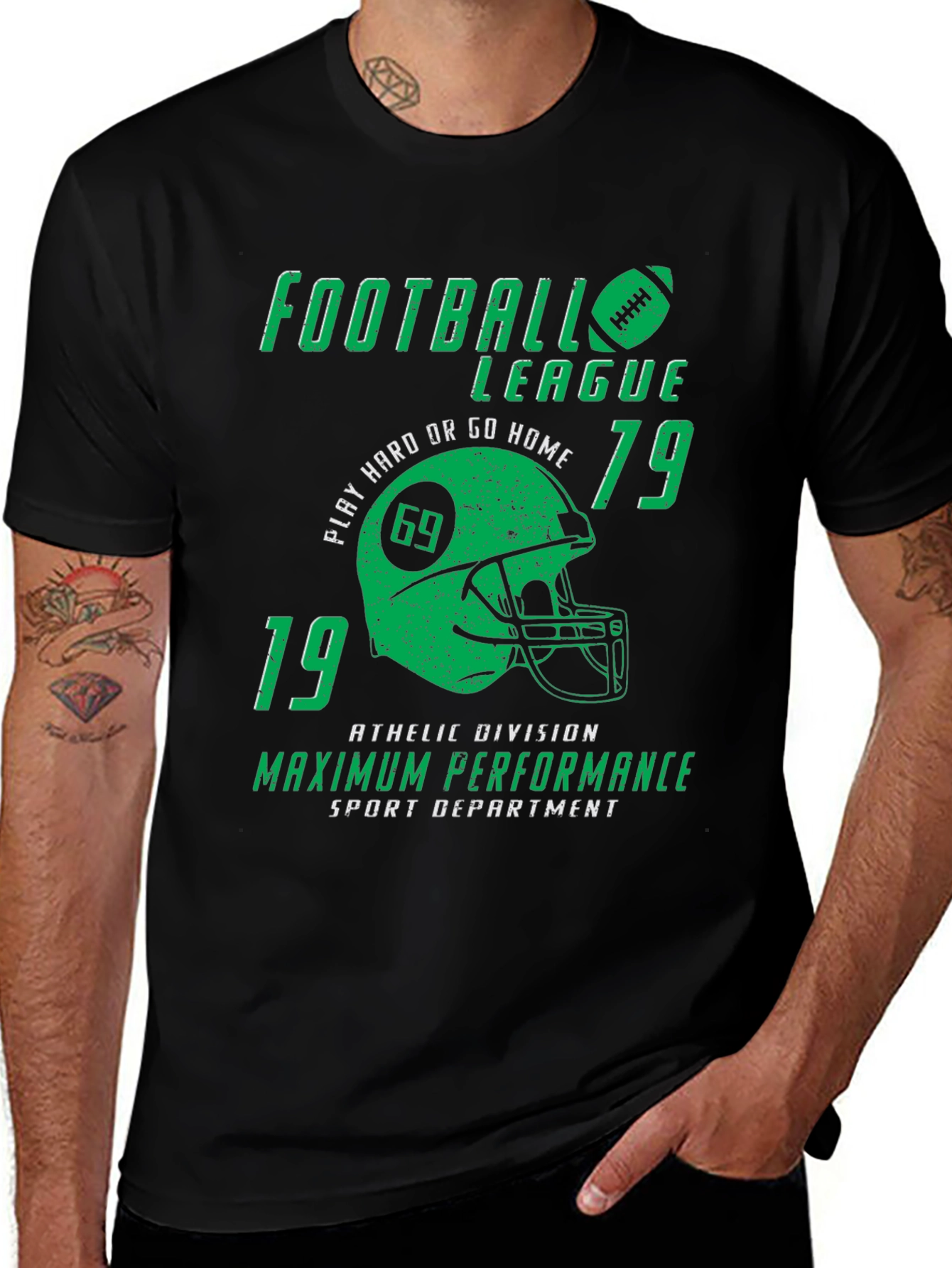 Football League T-Shirt Athletic Division Tee