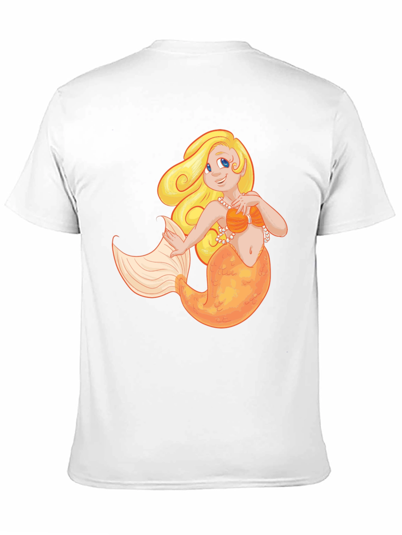Mermaid Graphic Black T-Shirt
