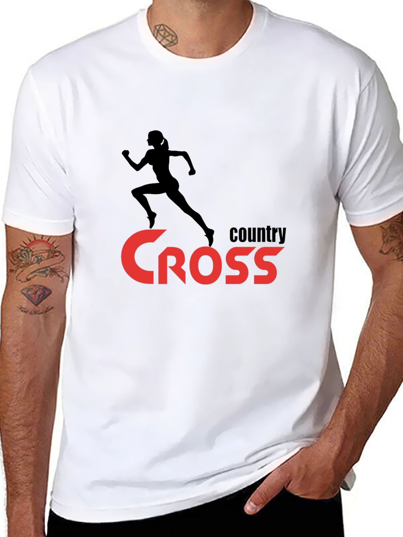 Country Cross Running Graphic Tee