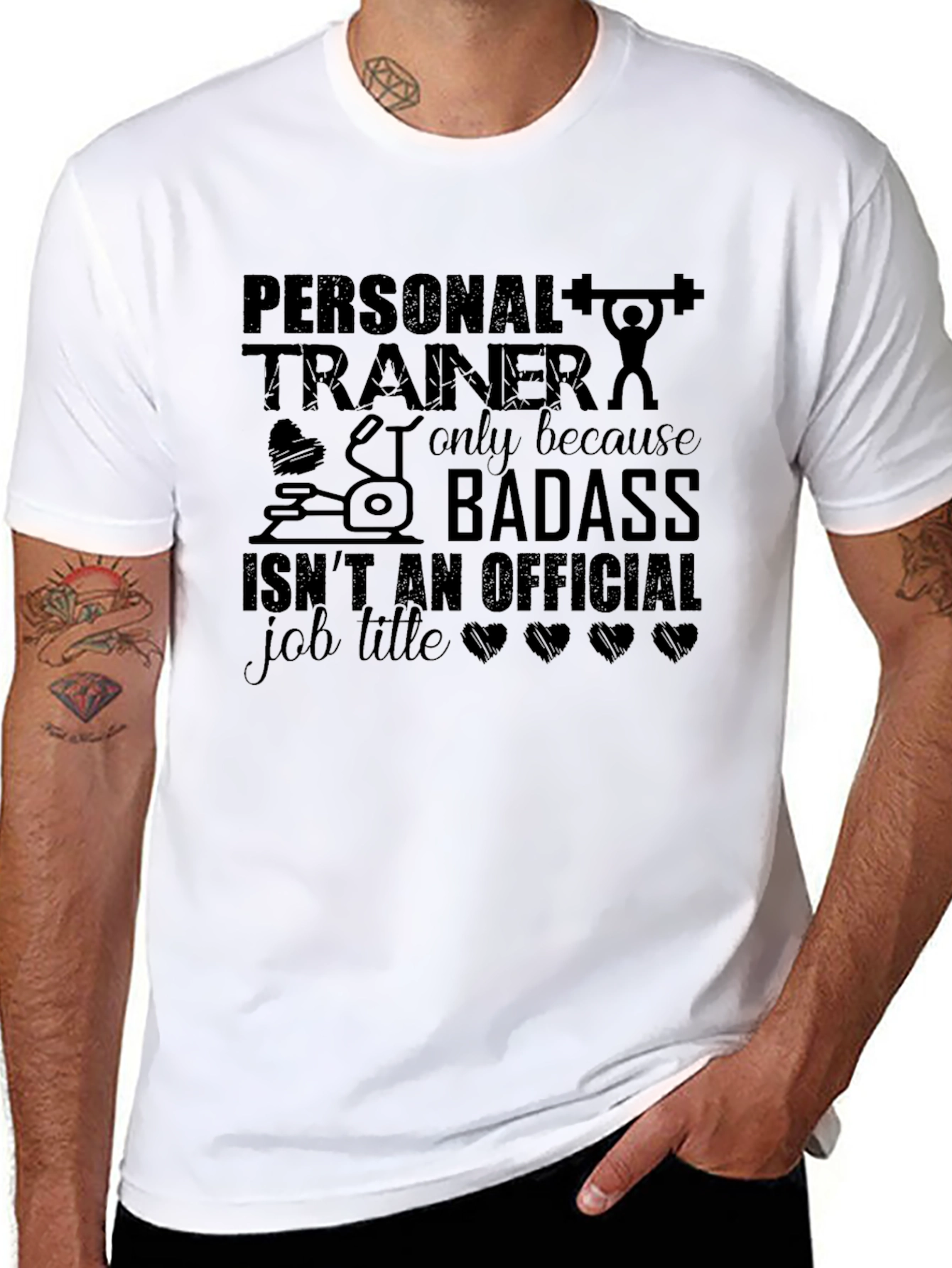Personal Trainer Badass Job T-Shirt