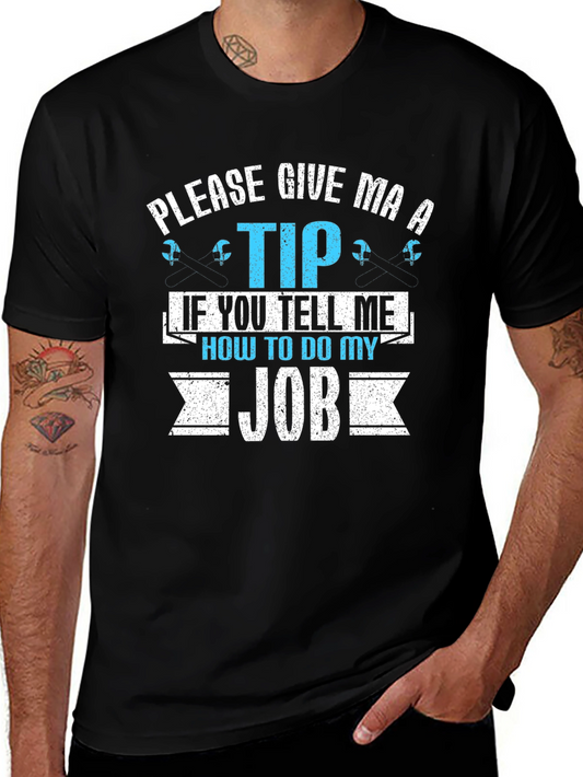 Humorous Tip Graphic T-Shirt
