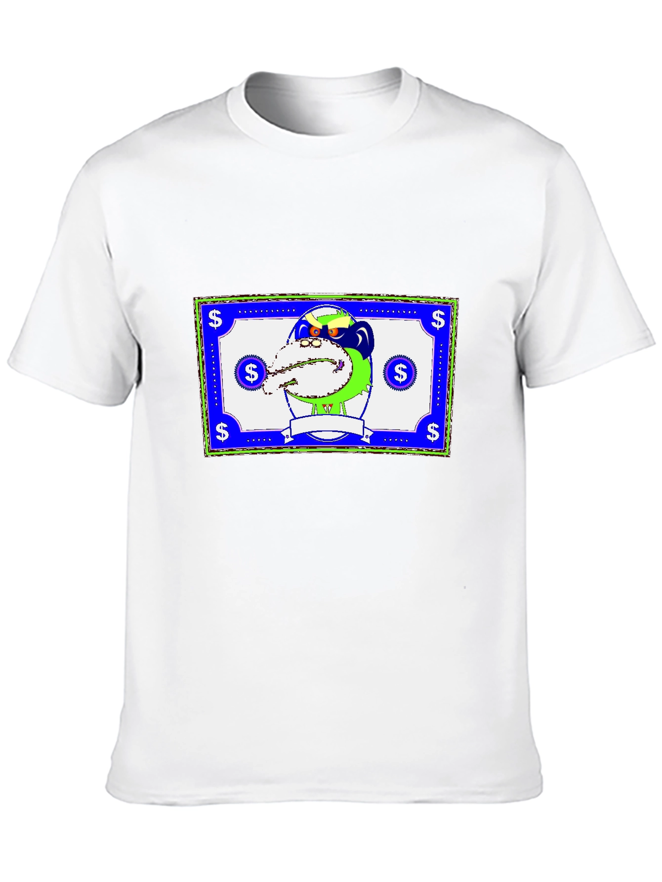 Novelty Cartoon Graphic Print T-Shirt