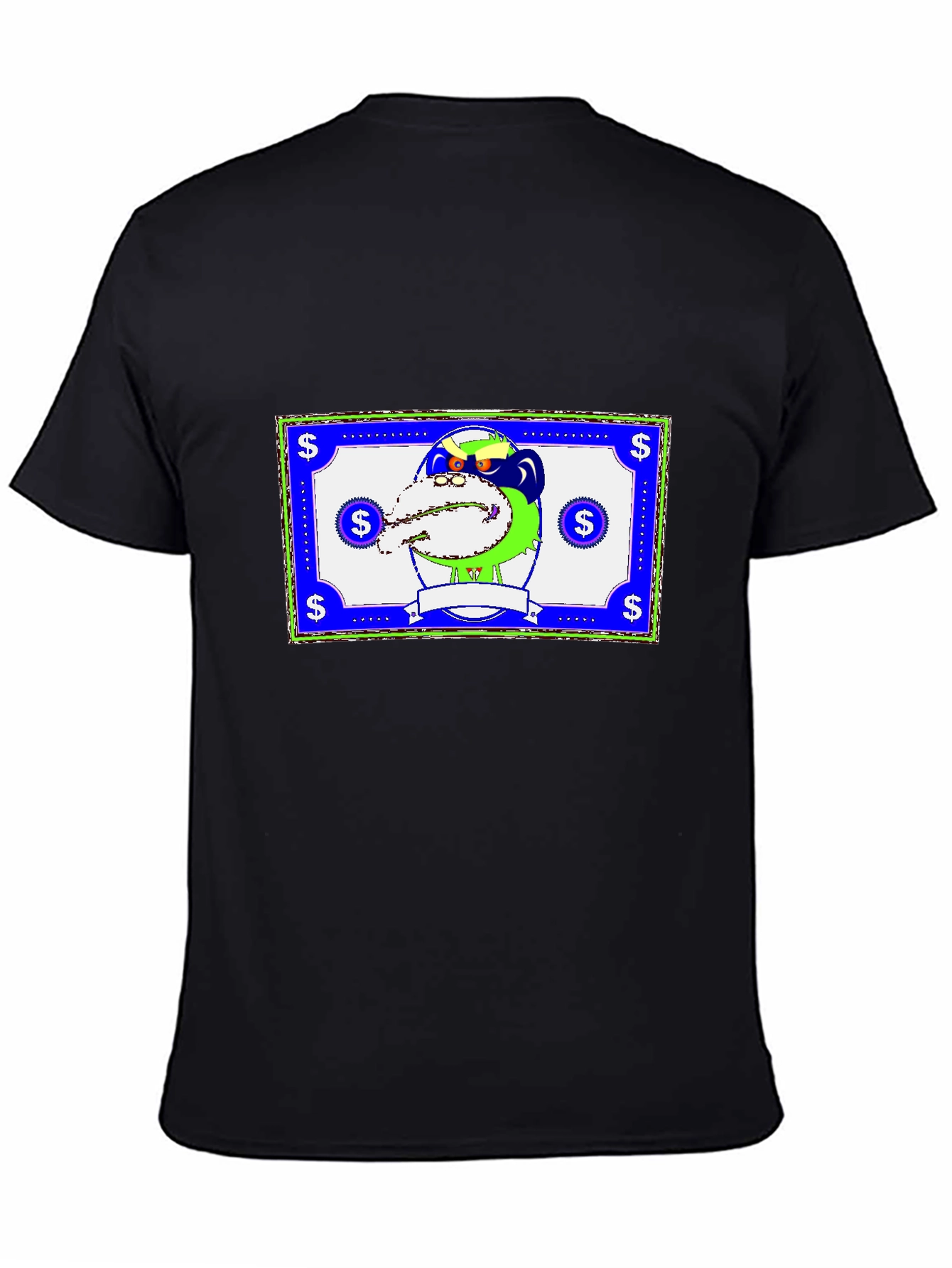 Novelty Cartoon Graphic Print T-Shirt