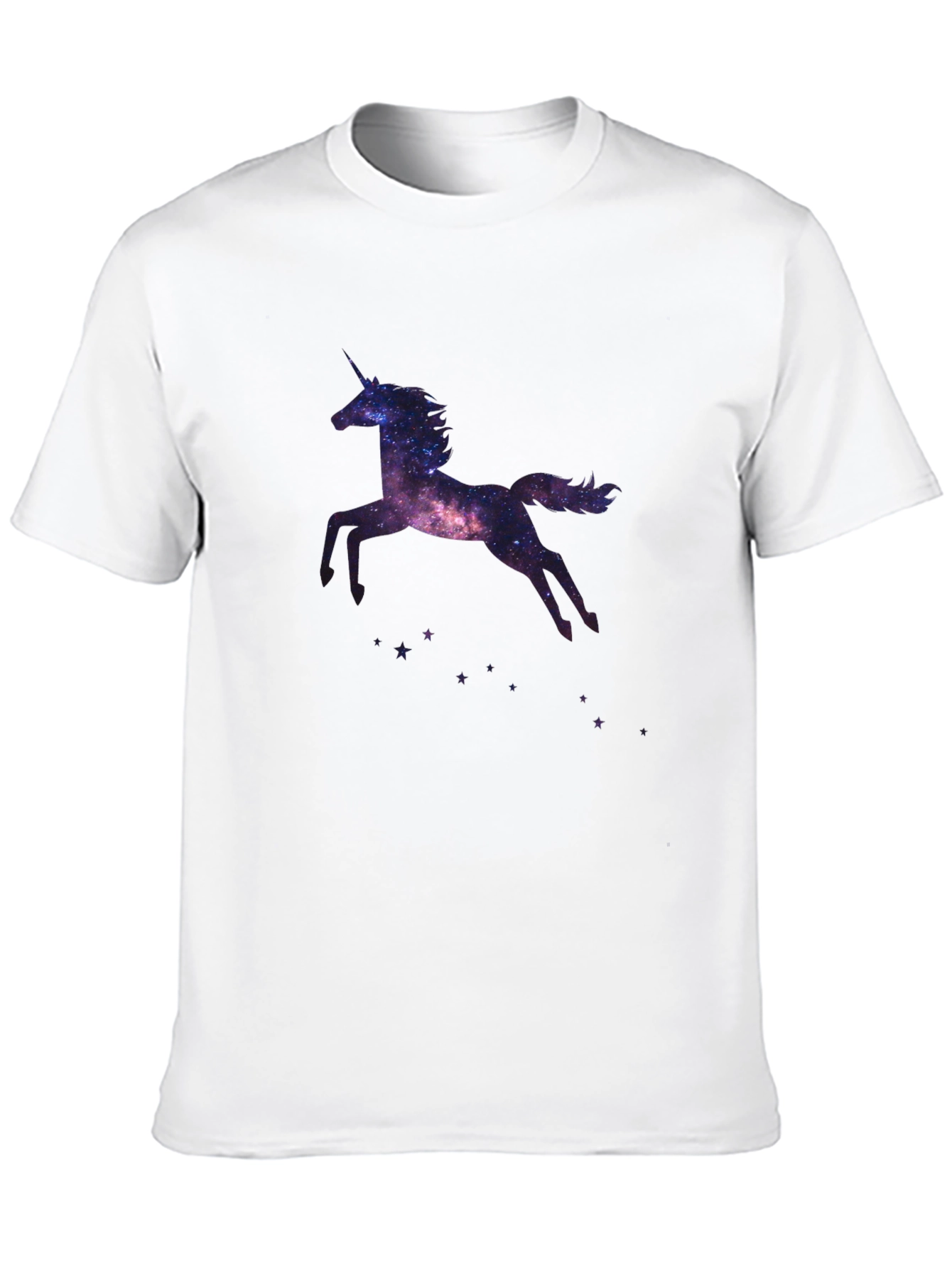Galaxy Unicorn Black T-Shirt