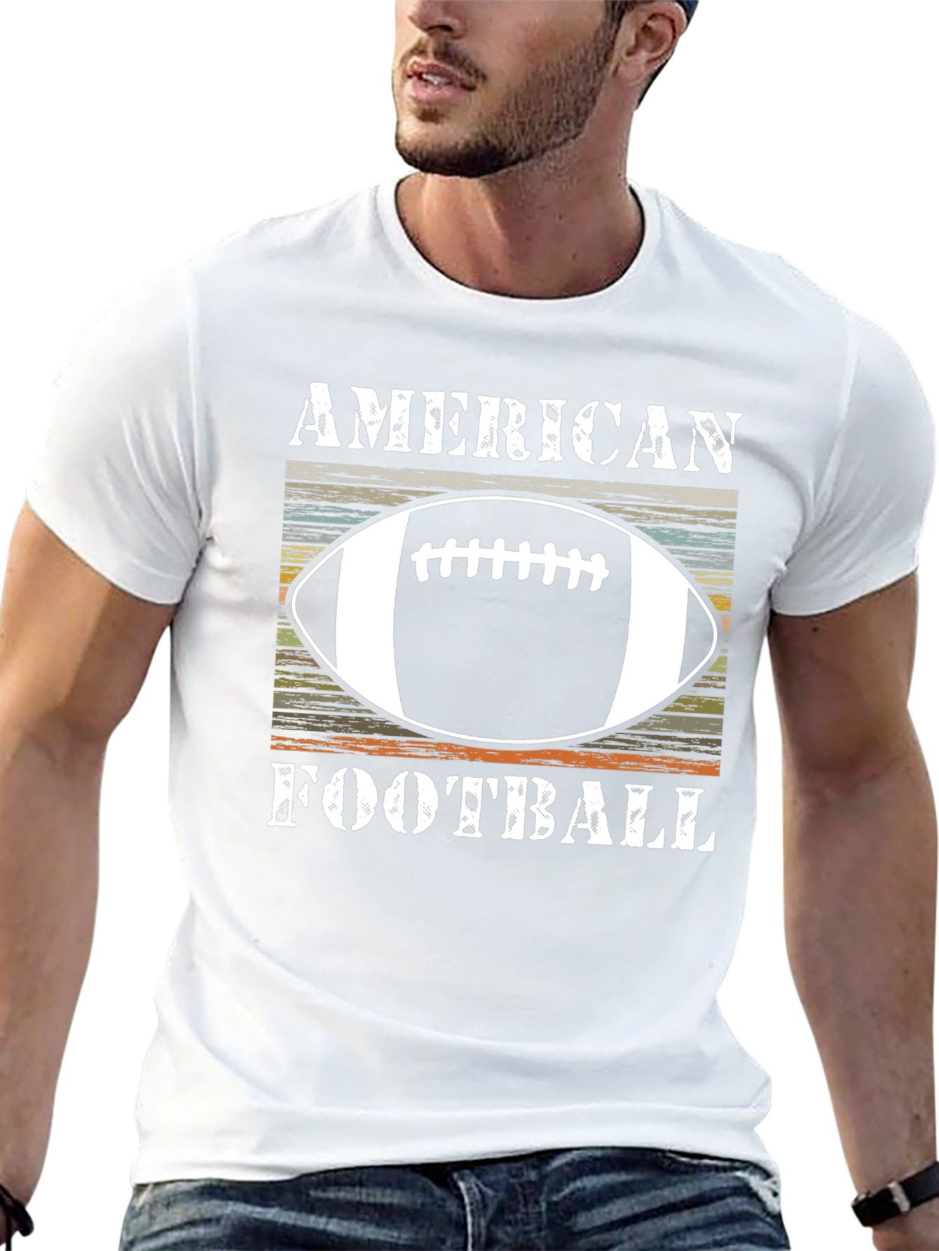 American Football Graphic T-Shirt