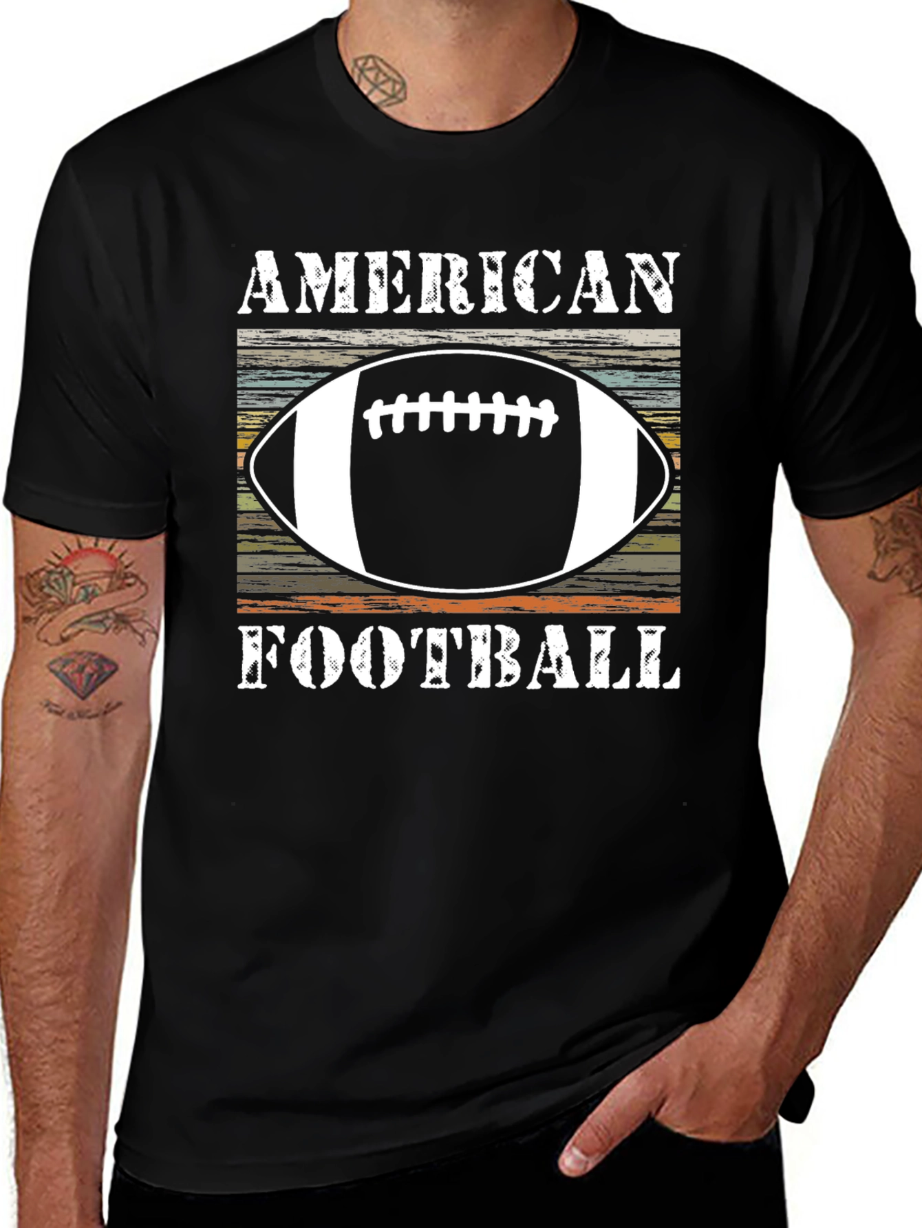 American Football Graphic T-Shirt