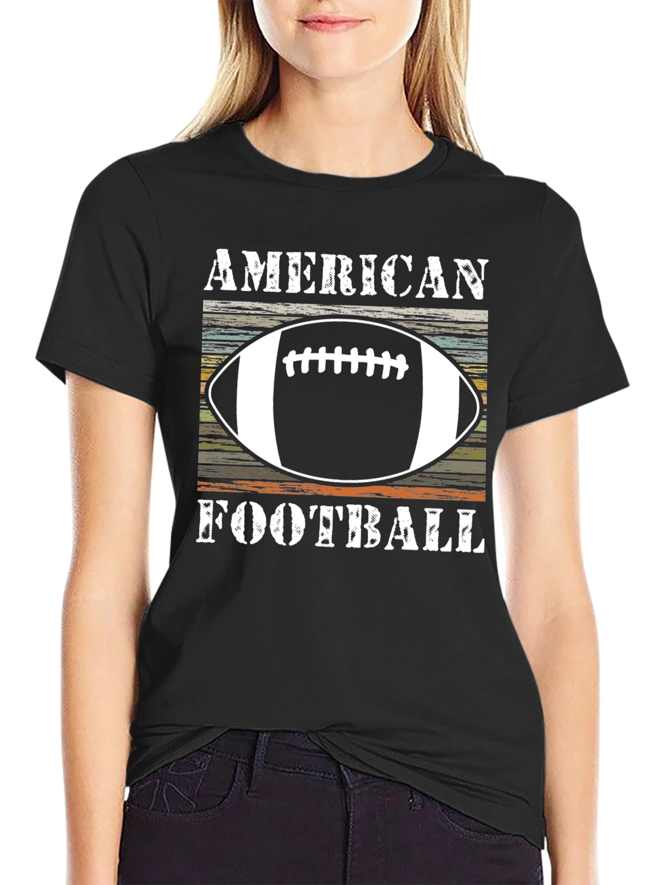 American Football Graphic T-Shirt