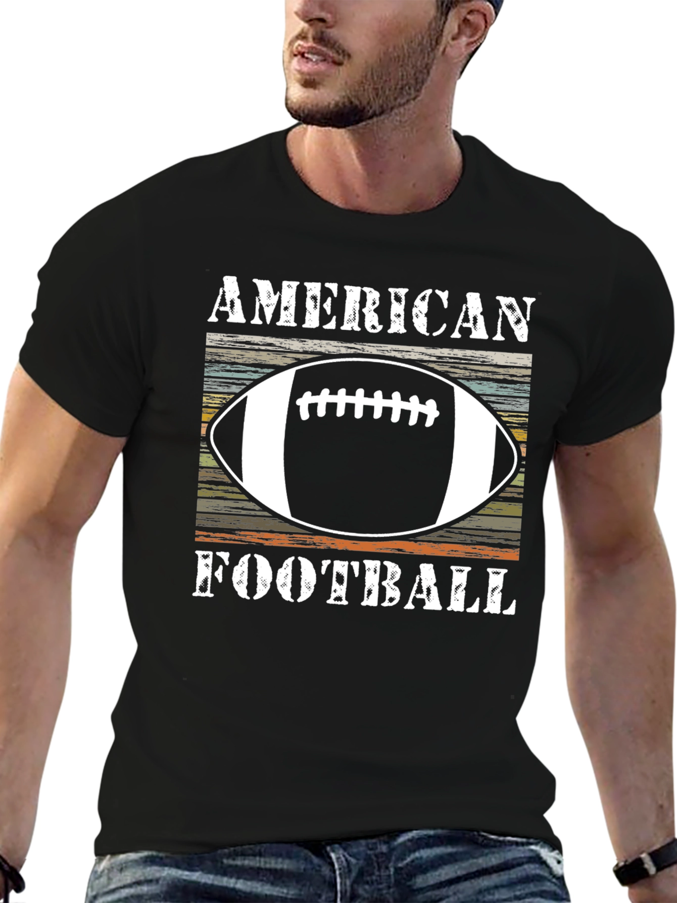 American Football Graphic T-Shirt