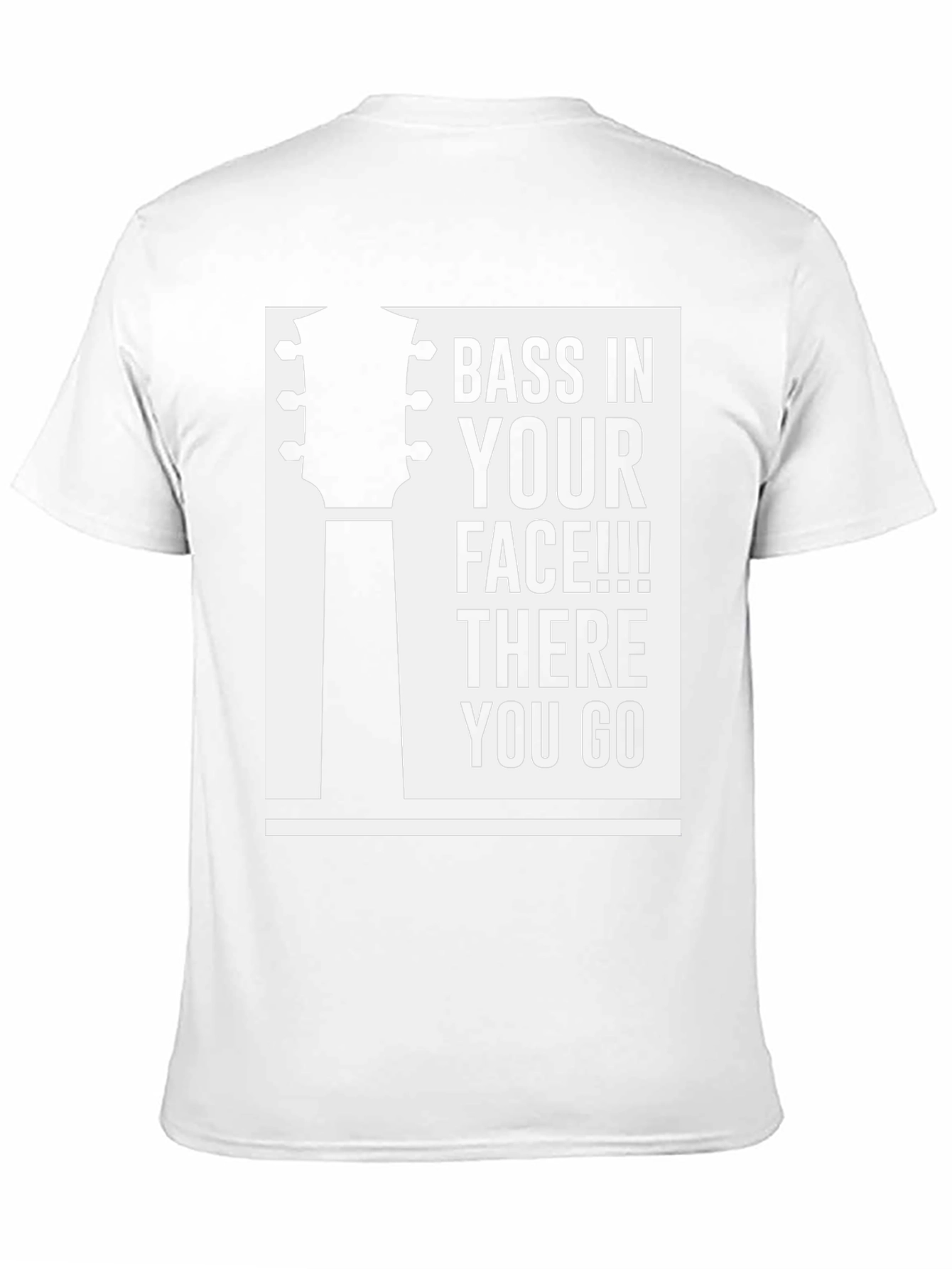 Bass In Your Face T-Shirt - Musician Tee