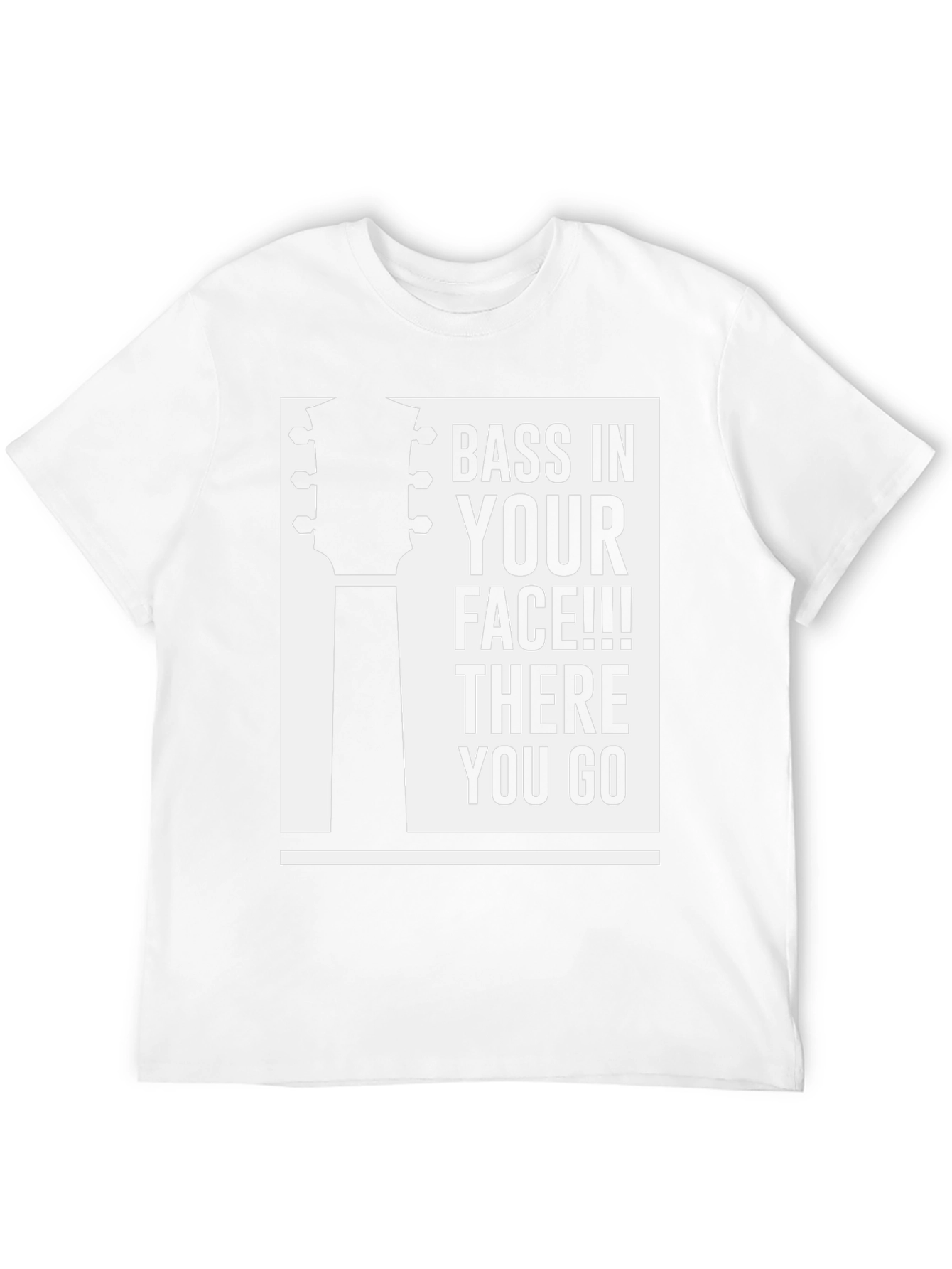 Bass In Your Face T-Shirt - Musician Tee